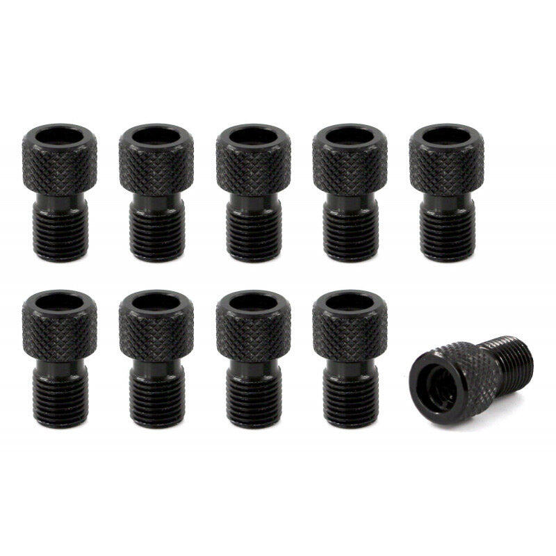 Velox adaptery Presta na Schrader aluminium z O-ringiem 10 szt.