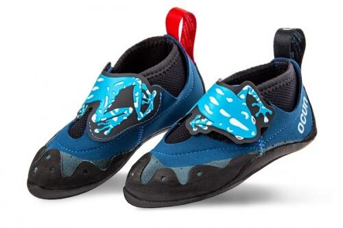 Buty wspinaczkowe na rzepy Ocun Ribbit - blue/black 26/27