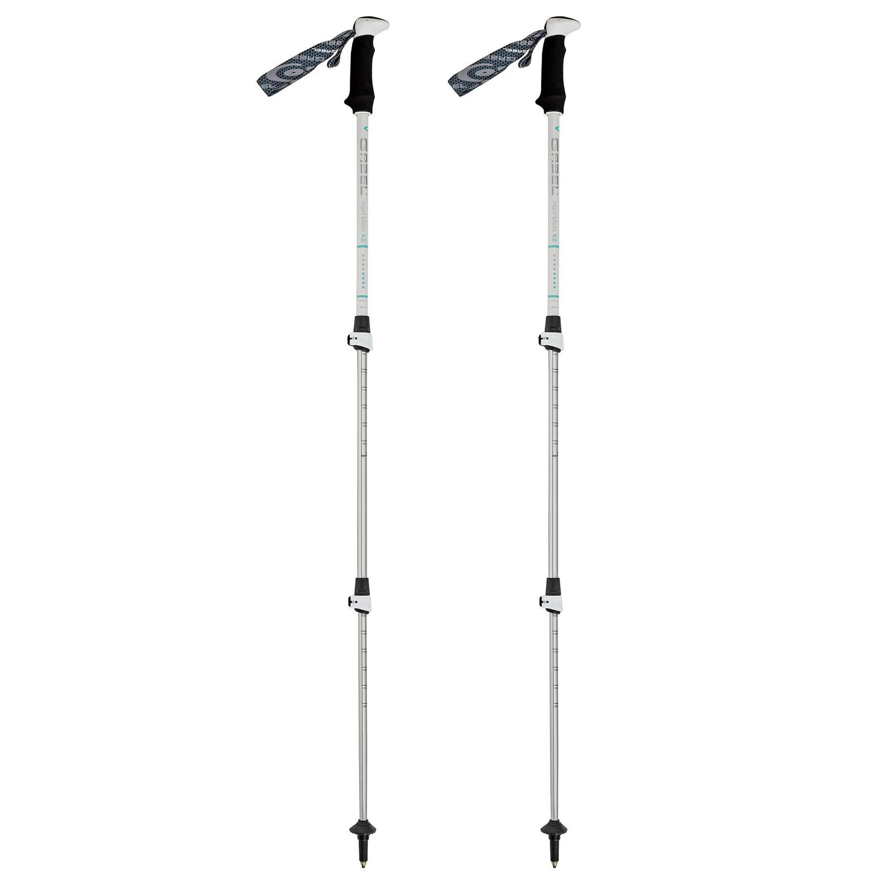 Kije trekkingowe damskie Gabel Mont Blanc F.L. 4.0 Lady - white