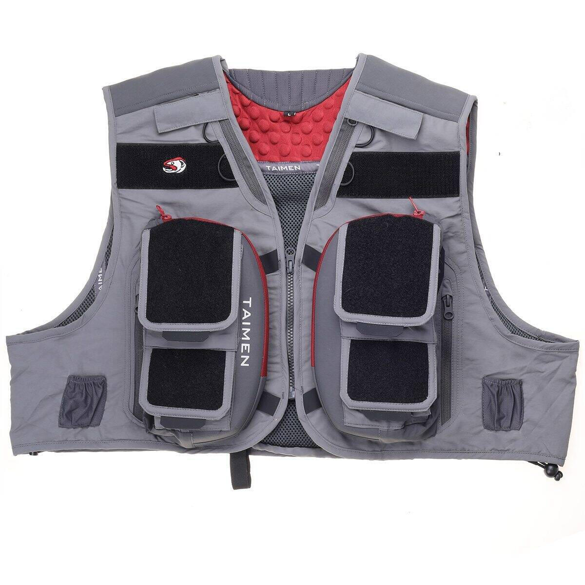 Kamizelka wędkarska Taimen Rauchua - Szara
