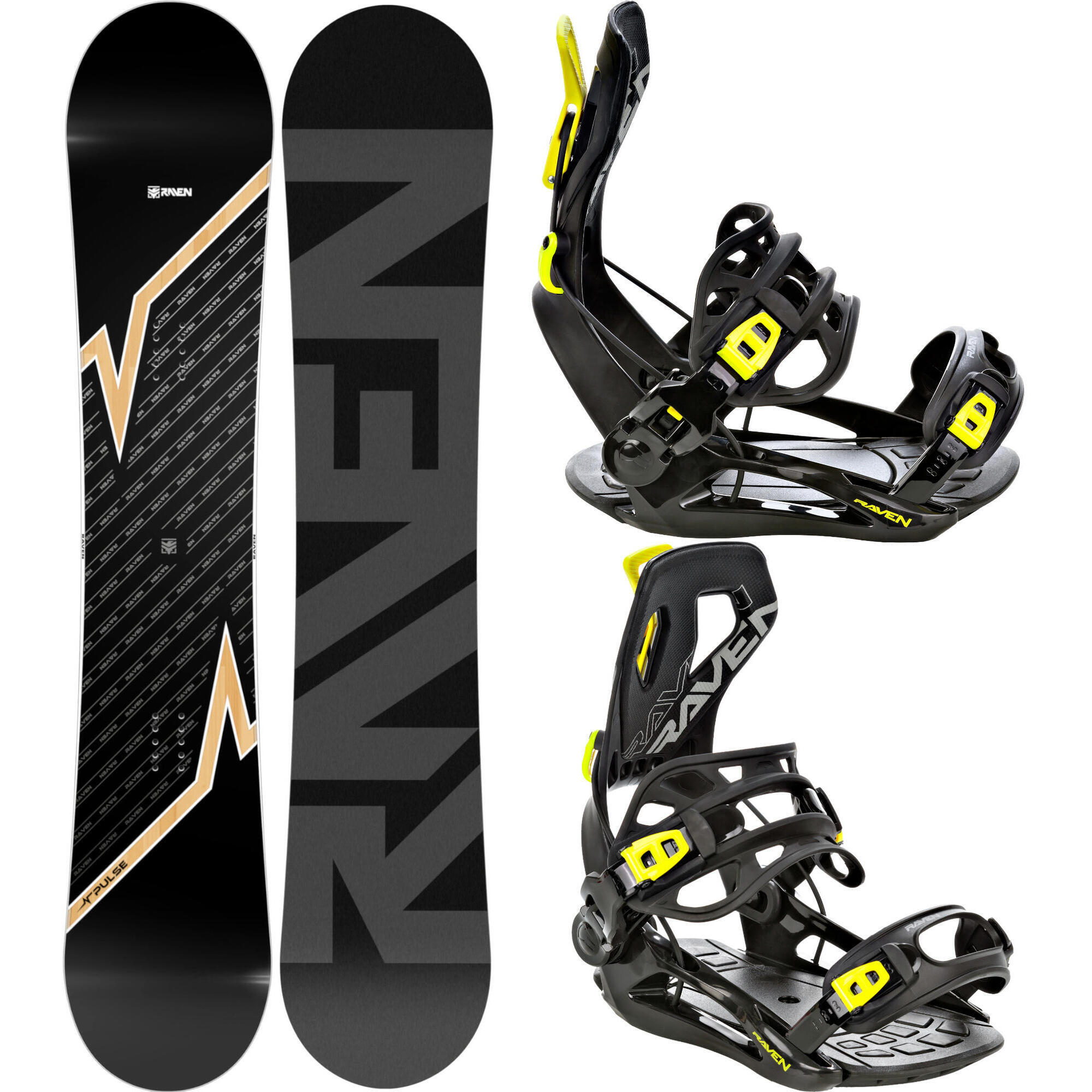 Zestaw Deska snowboardowa Raven Pulse + Wiązania Raven FT360