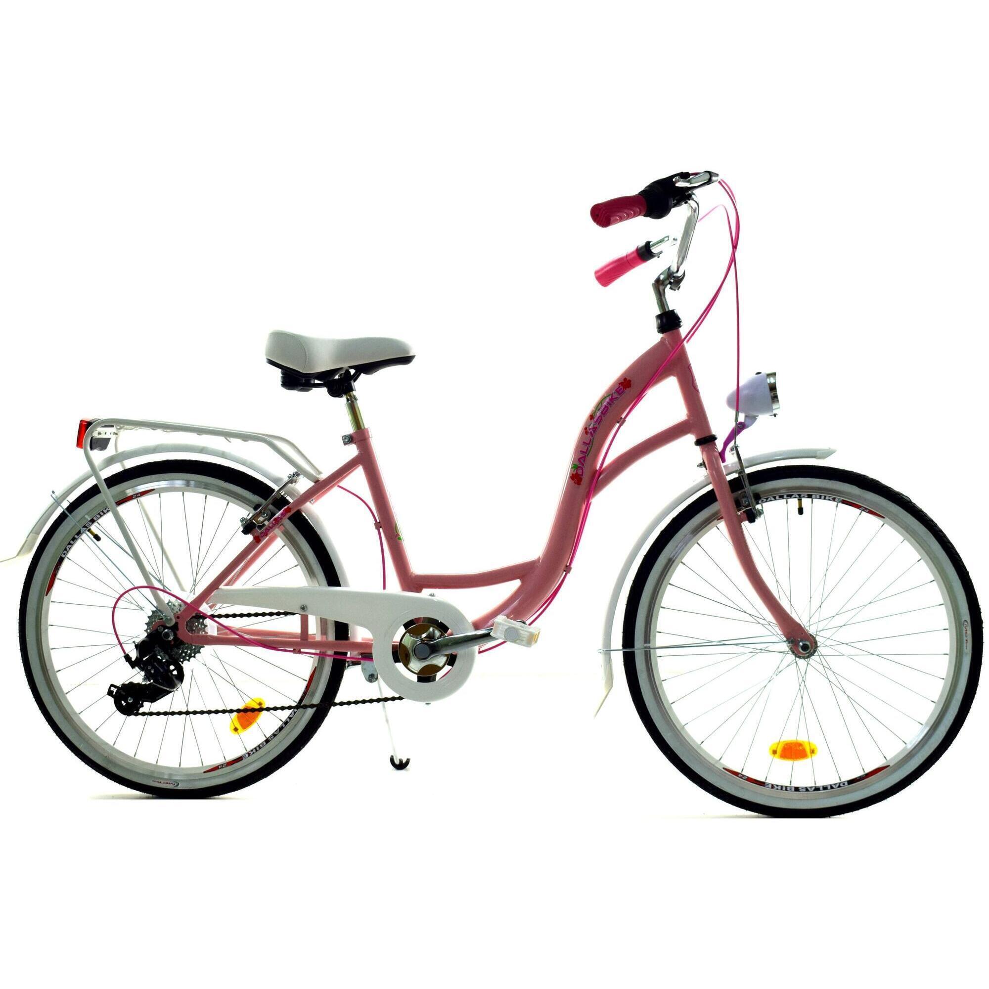 Rower Miejski Dziecięcy Dallas Bike City Junior 24 6spd