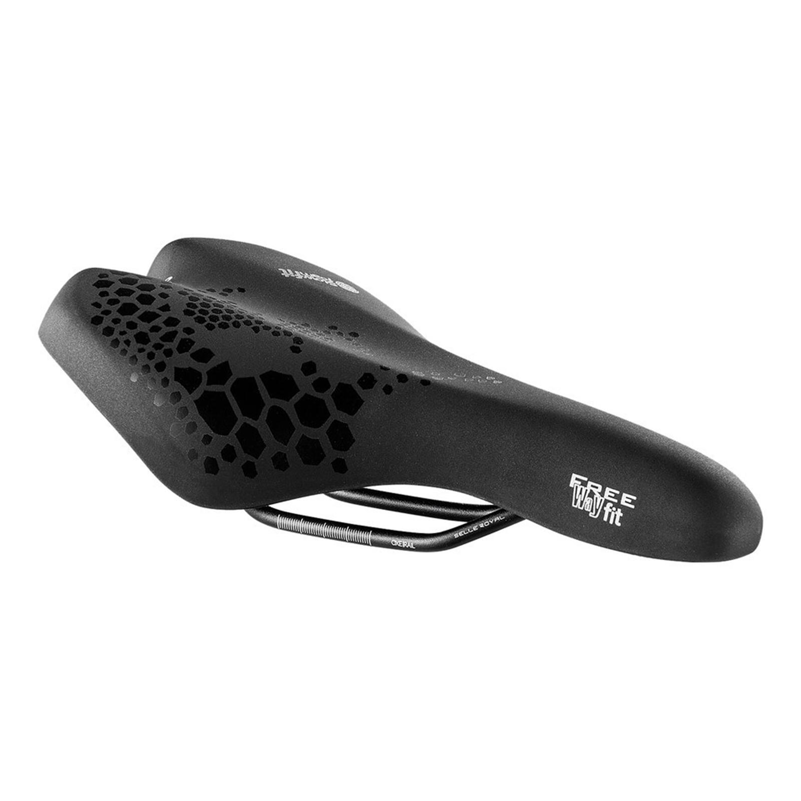 Siodło rowerowe Unisex Fit Foam Athletic, czarne