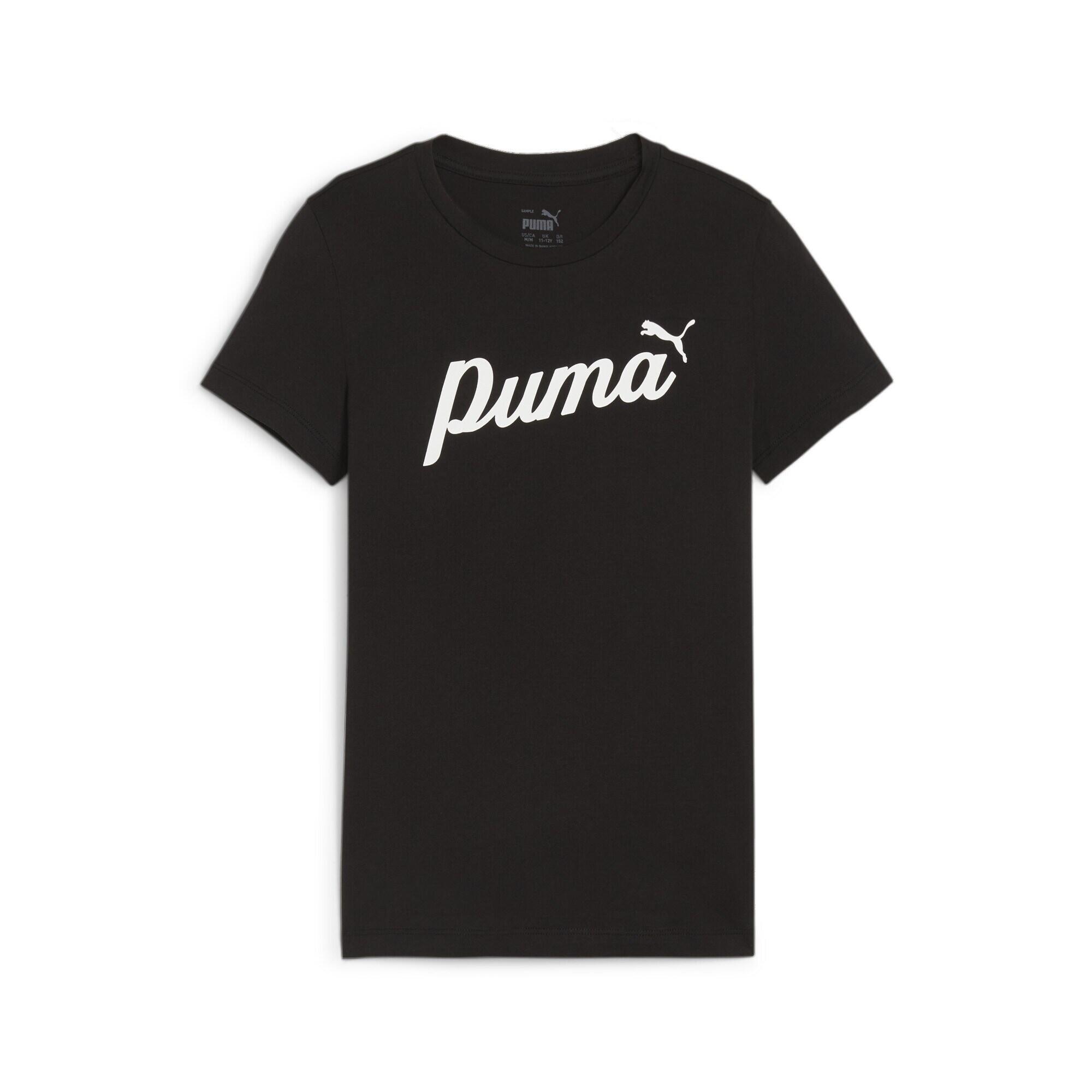 Koszulka dla dziewczynki Puma Essentials+ Script