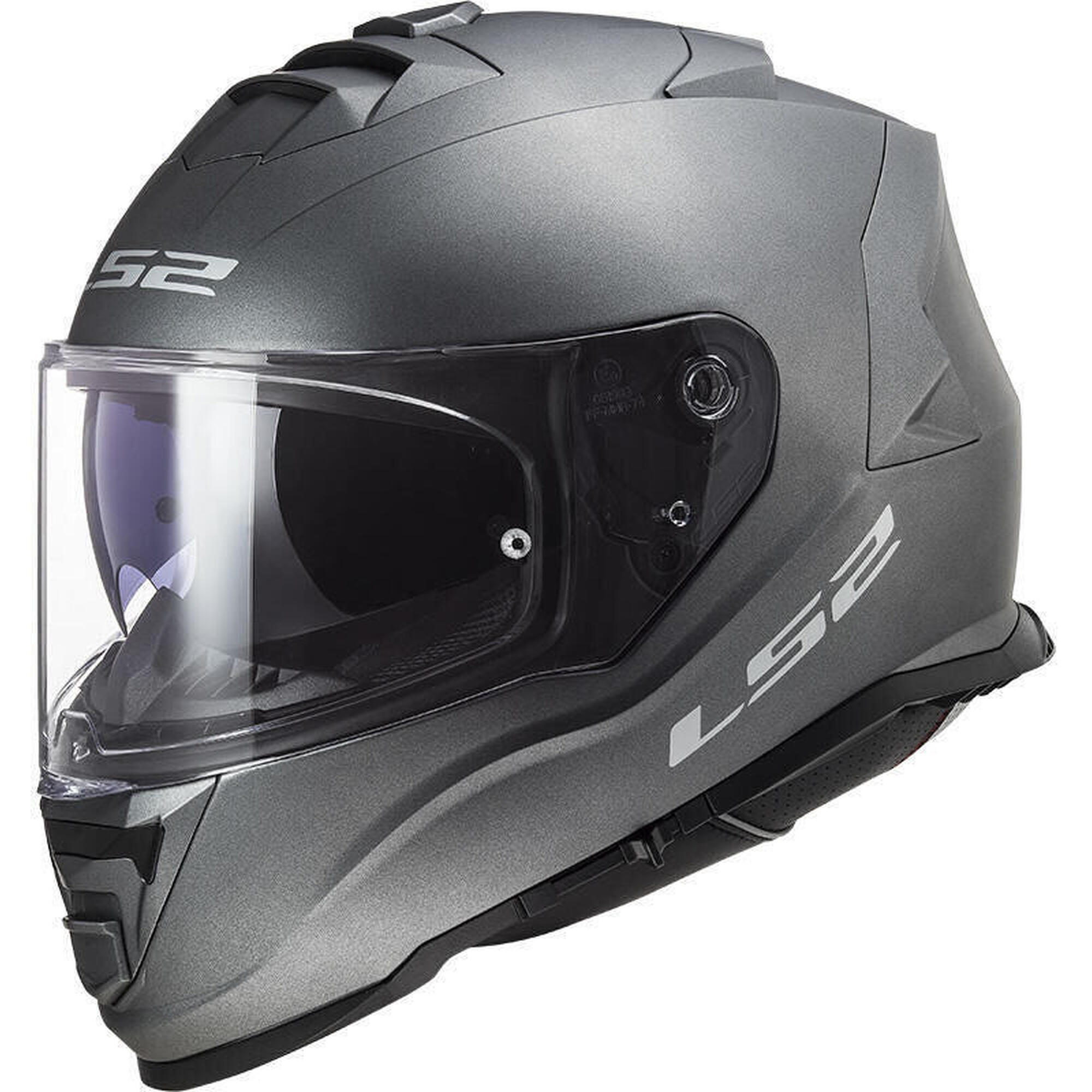 Kask integralny LS2 FF800 Storm II Solid 3XL titanium matt