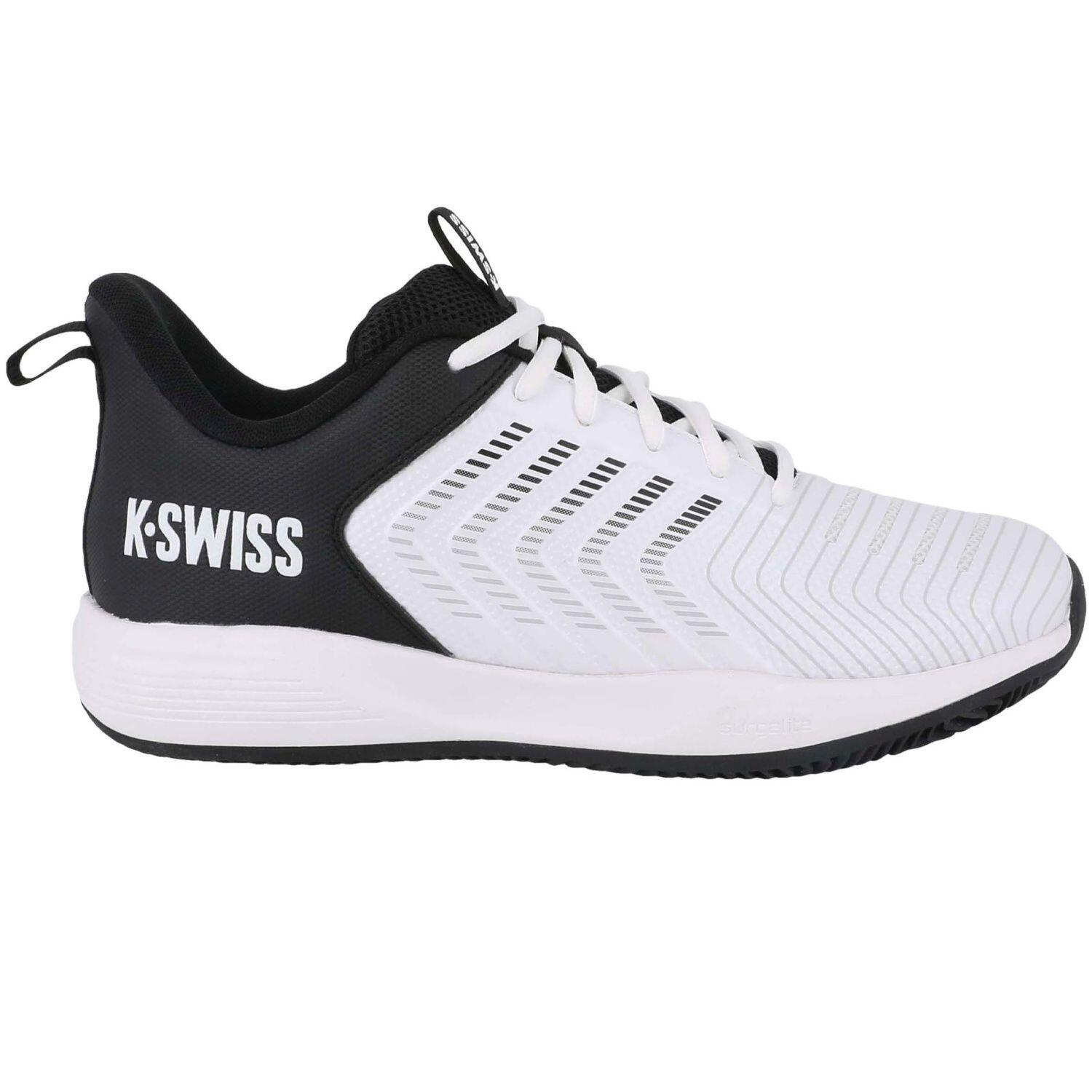 Sneakersy męskie K-swiss ULTRASHOT LIGHT CLAY do treningu białe (04742-102-M)