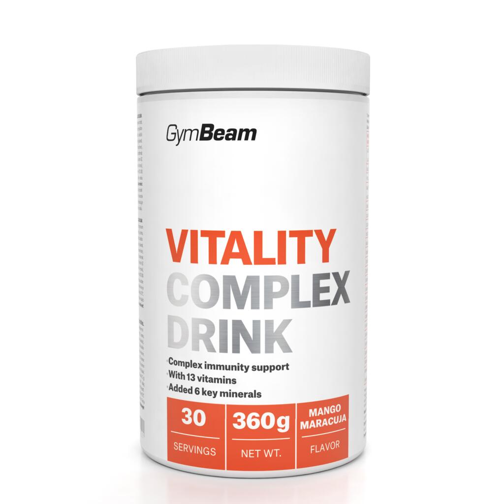 Vitality Complex Drink GymBeam 360 g marakuja mango