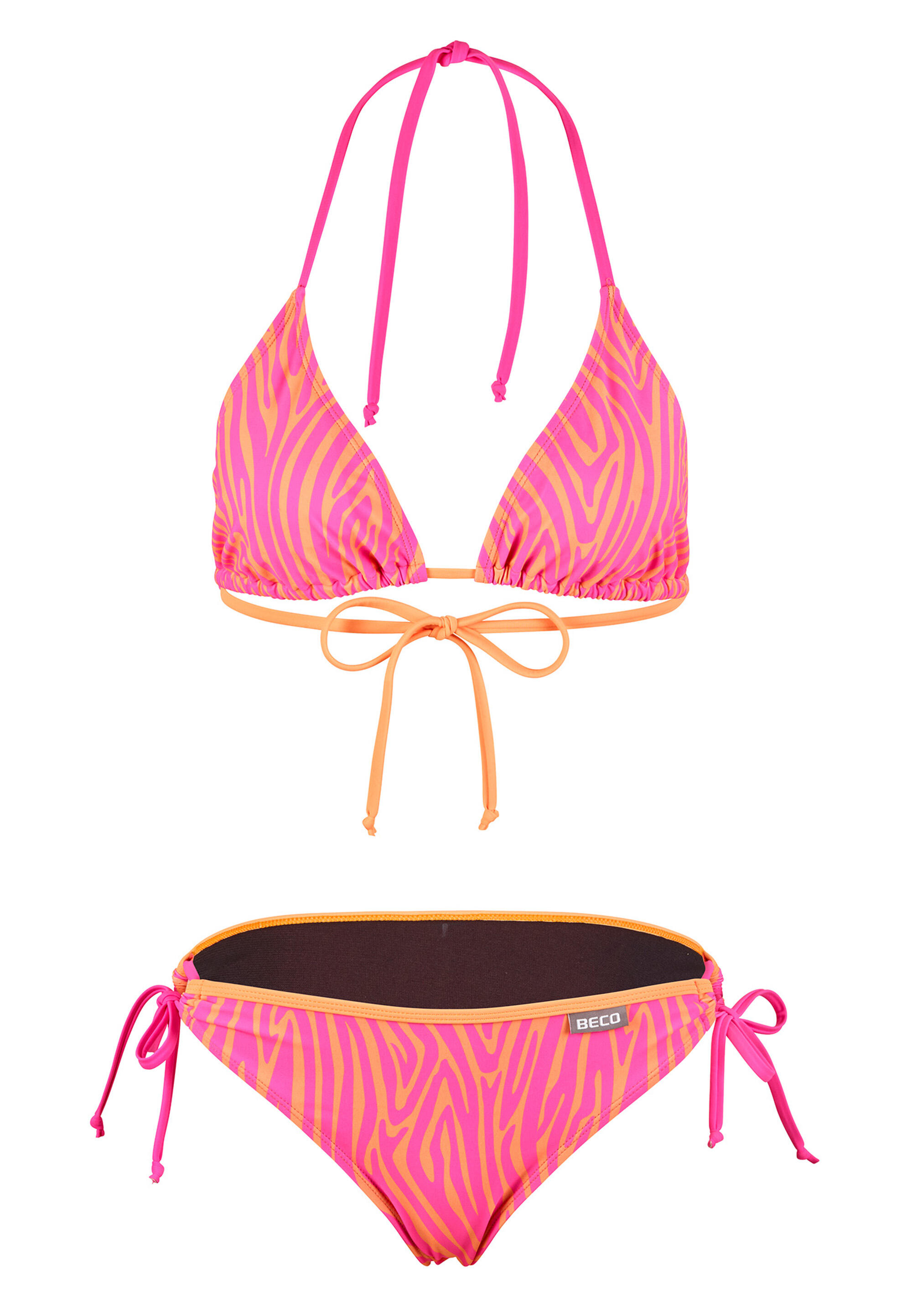 Beco Zebra Vibes Bikini | C Cup | Pink/orange