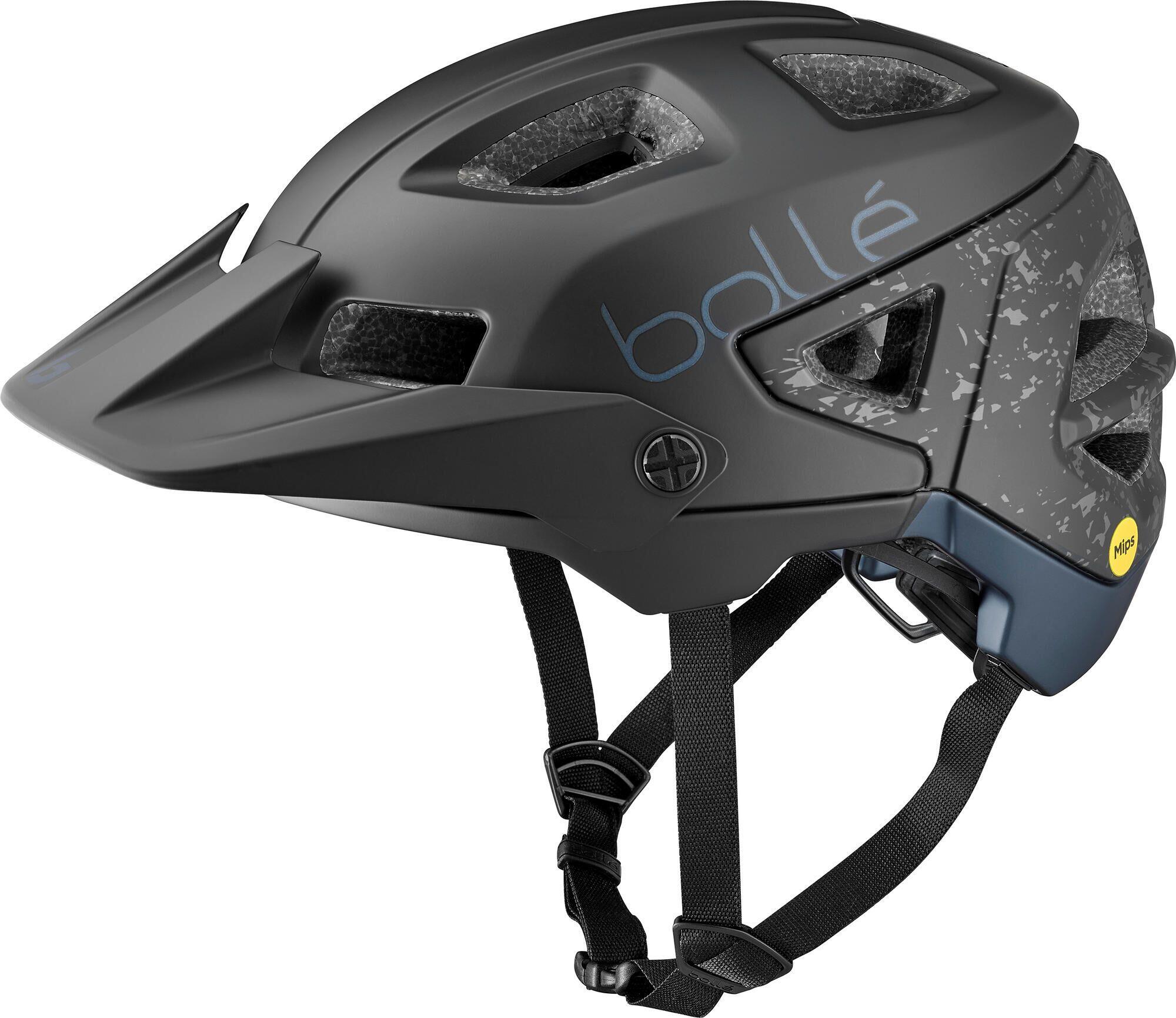 Kask rowerowy MTB „TRACKDOWN MIPS”, kolor czarny matowy mineralny