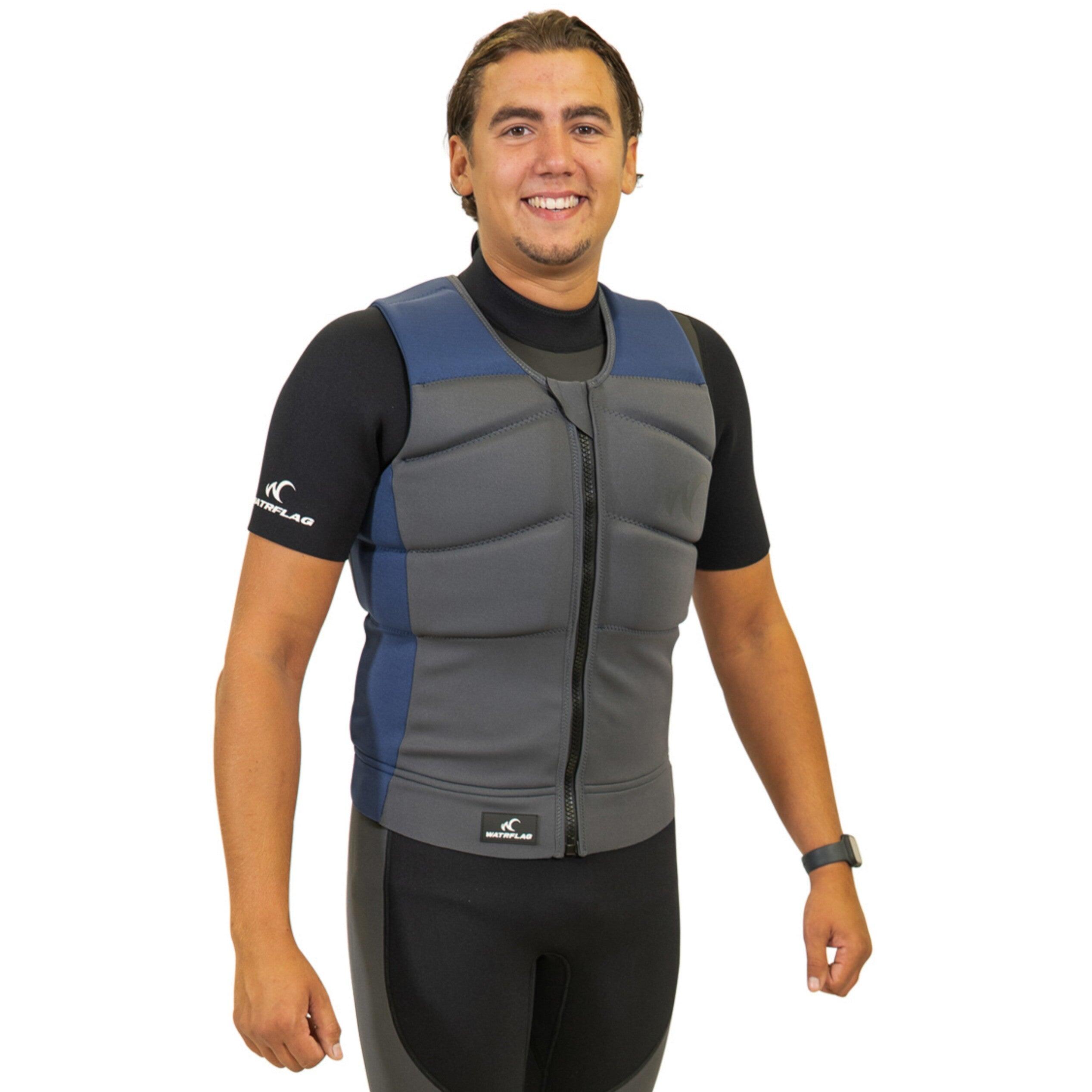 Kamizelka asekuracyjna Watrflag Brest Impactvest Half Padded Niebiesko-szary