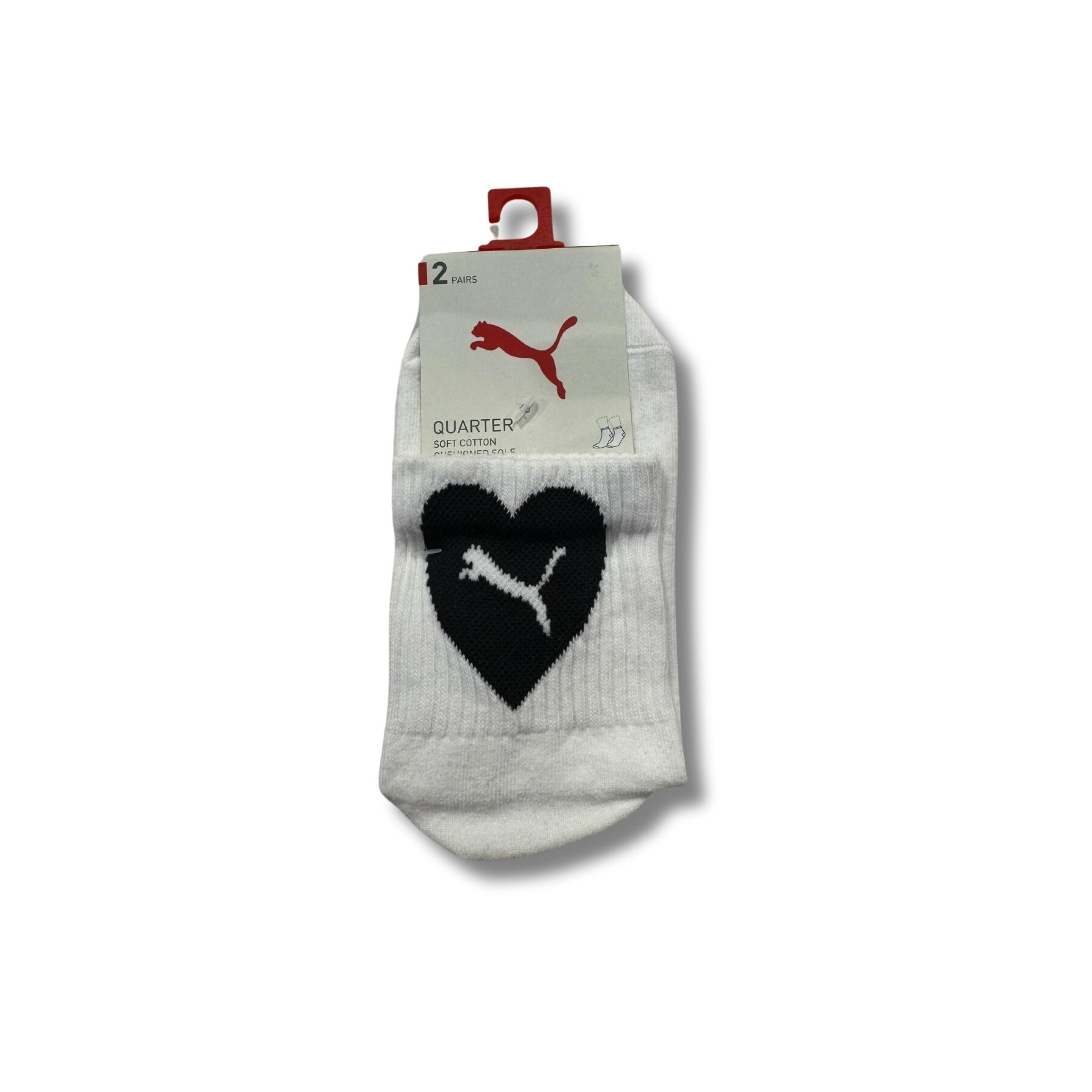 Puma Skarpety Heart Quarter 2-Pack 93877202