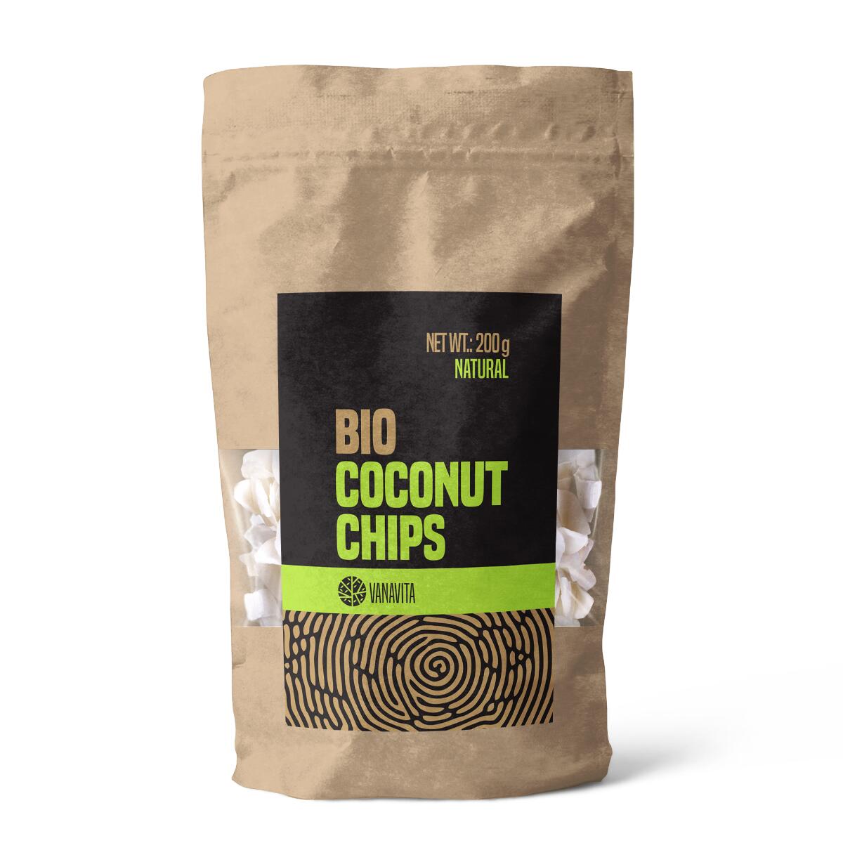 Chipsy kokosowe BIO naturalne