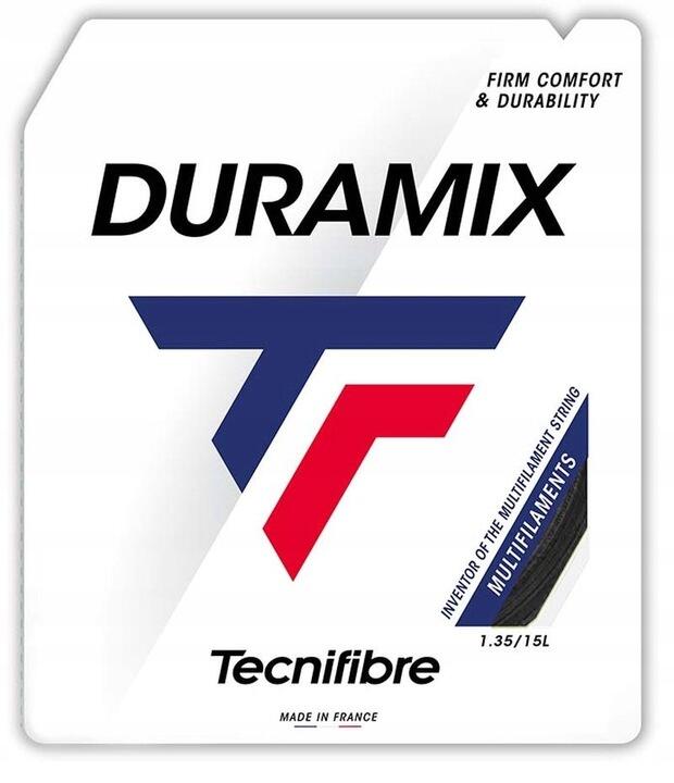 Naciąg tenisowy czarny Tecnifibre Duramix H.D. (12 m)