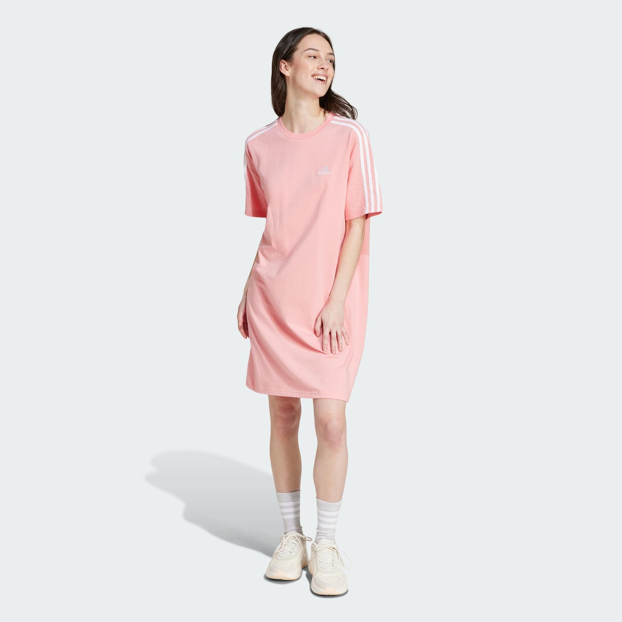 Essentials 3-Stripes Single Jersey Boyfriend Tee Dress