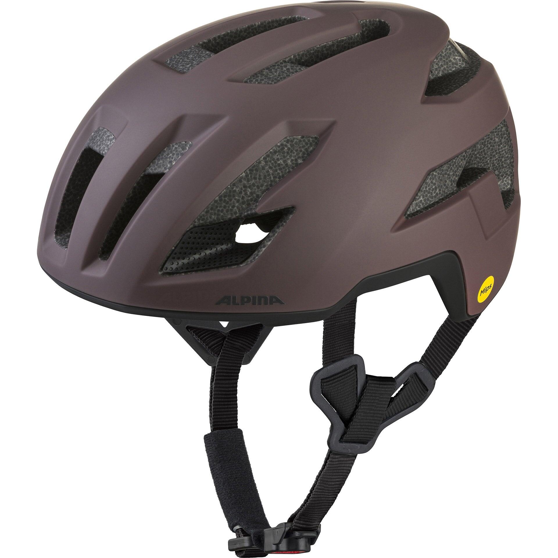 Kask Olympic Sportswear Alpina Taunus Gravel MIPS 52-56 mat ciemnobrązowy