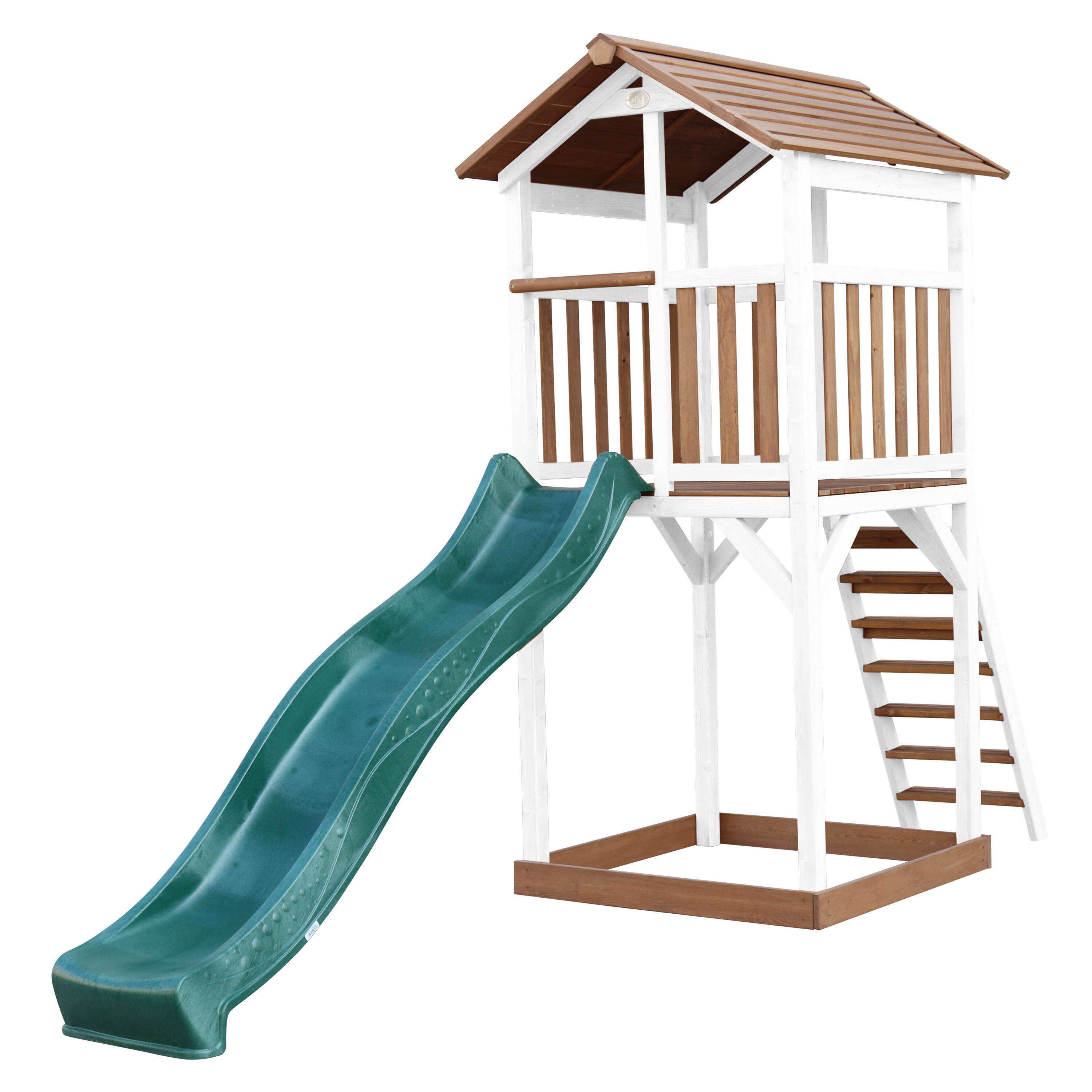 Plac zabaw AXI Beach Tower, zjeżdżalnia i piaskownica