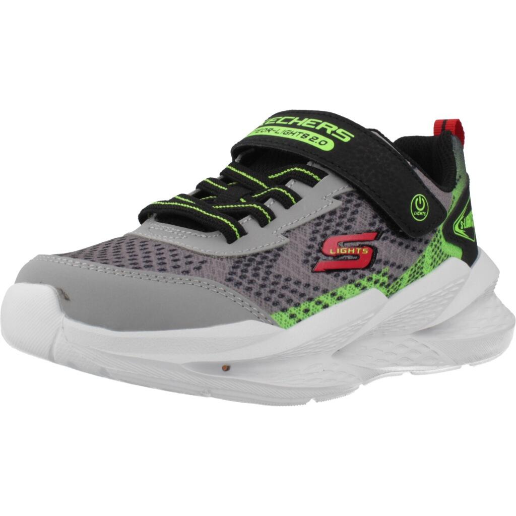 Buty SKECHERS SKECHERS METEOR LIGHTS Szary