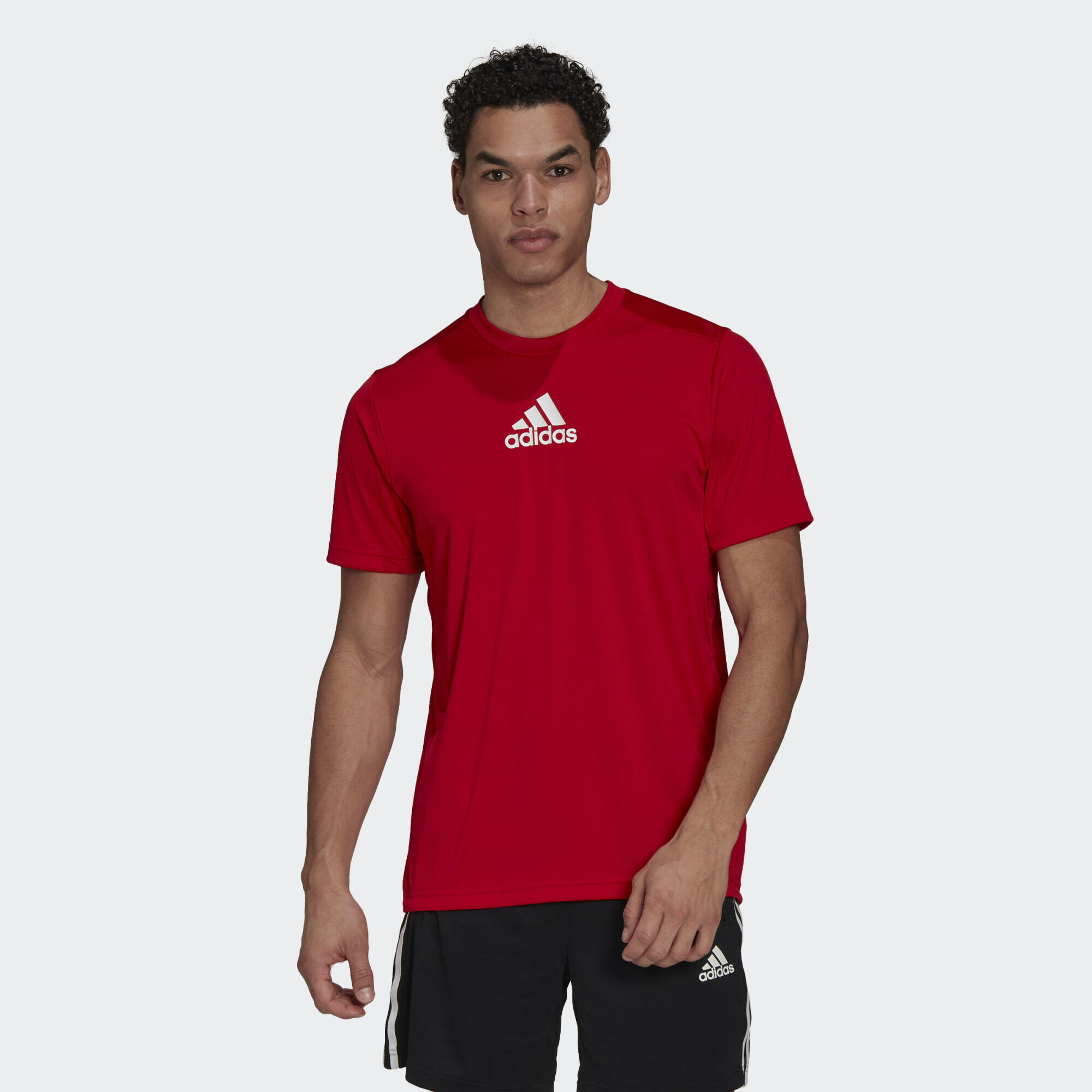 Koszulka adidas Primeblue Designed To Move Sport 3-Bandes