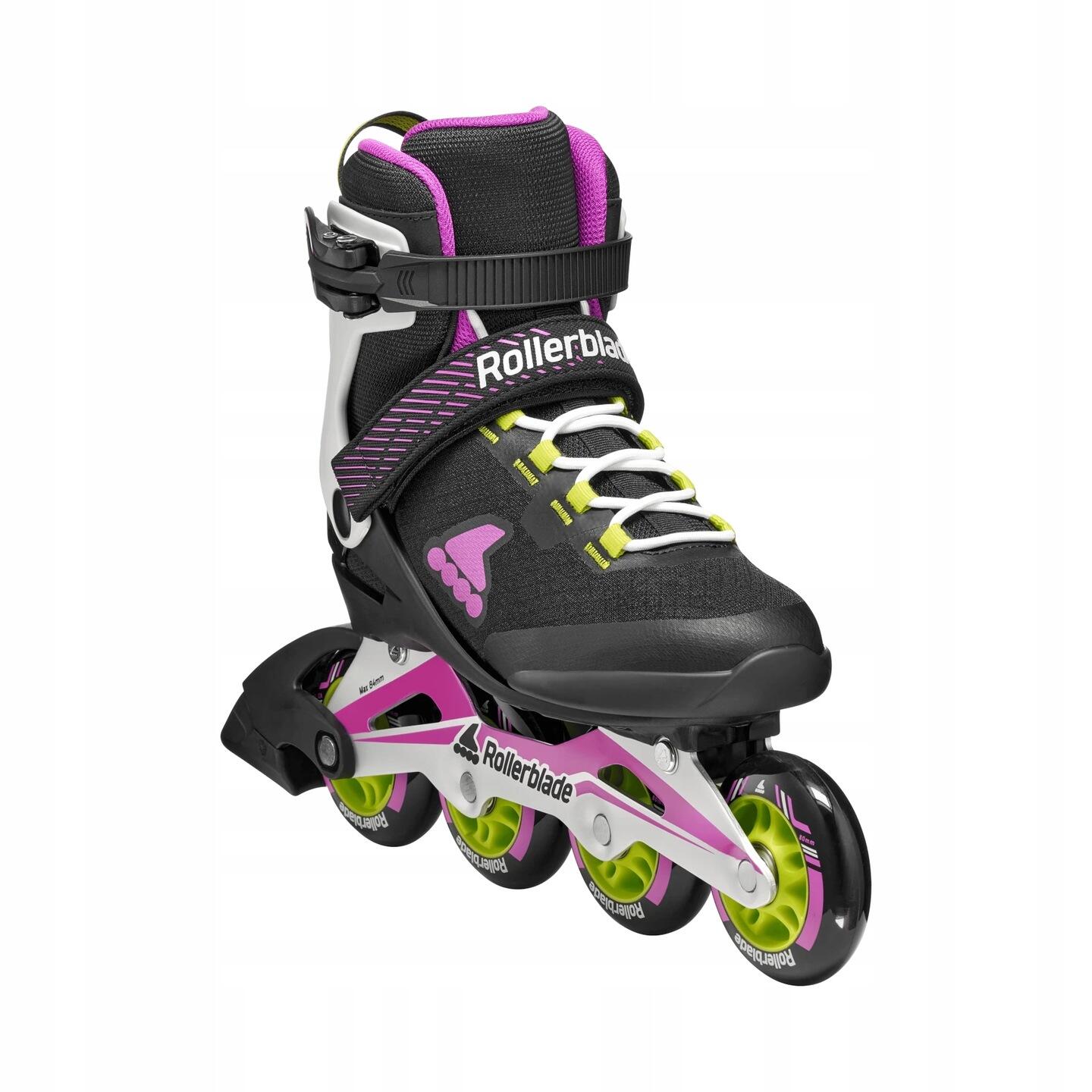 Damskie łyżworolki Rollerblade Macroblade 80 Black/Dark Fuchsia