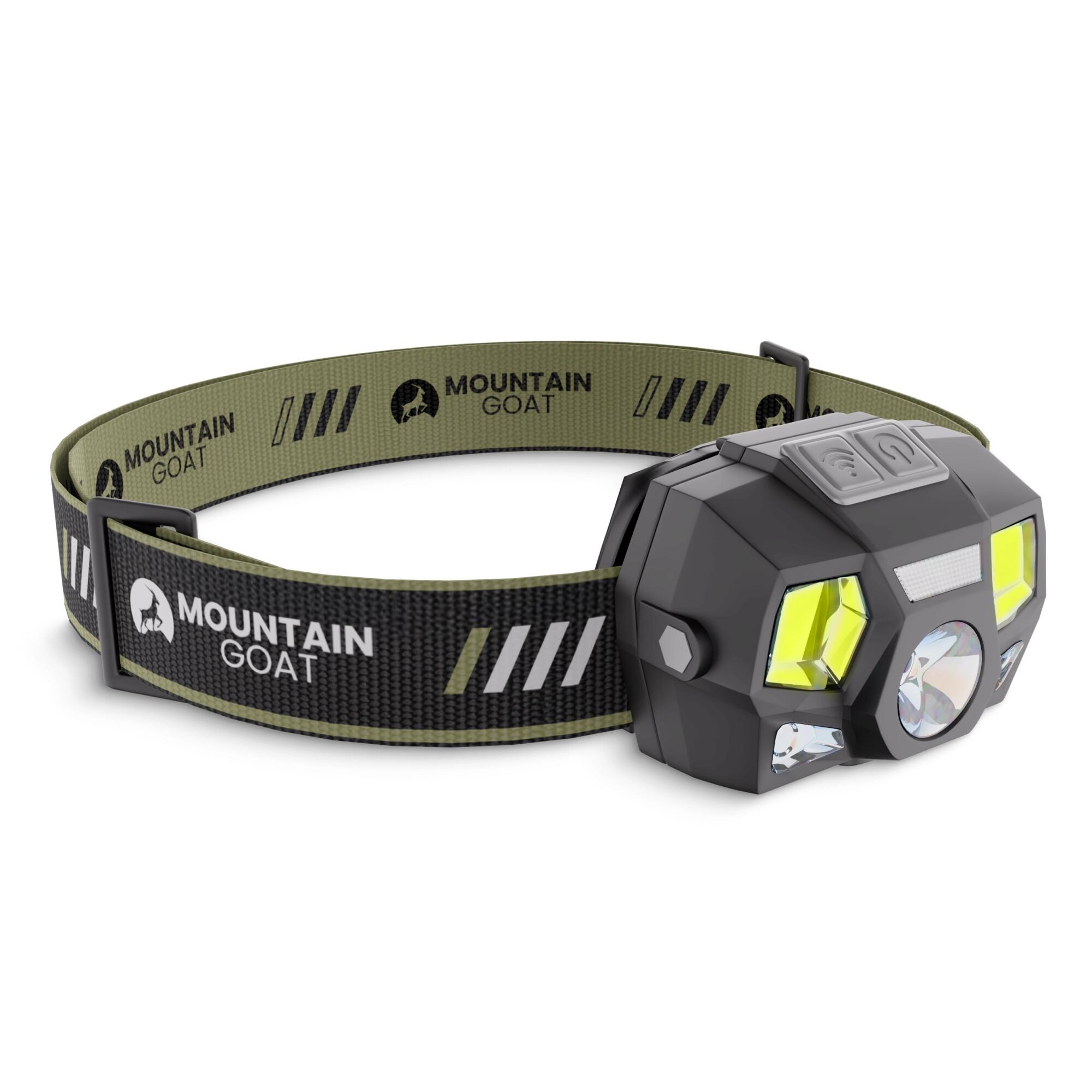 Akumulatorowa latarka czołowa LED MOUNTAIN GOAT 350 lumenów