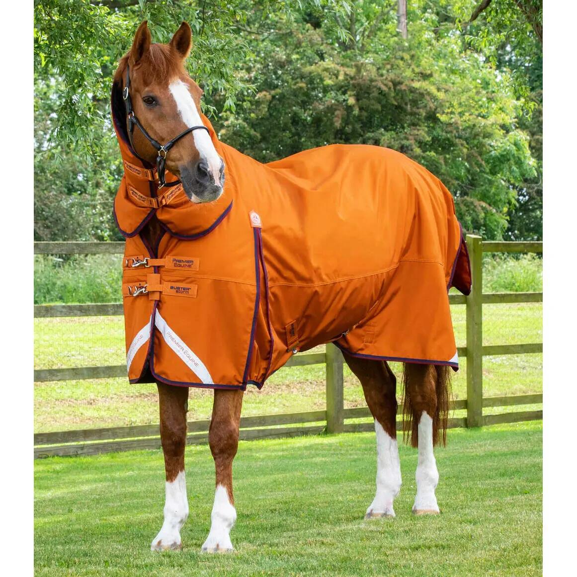 Wodoodporna derka dla konia z osłoną szyi Premier Equine Buster Combo 200g