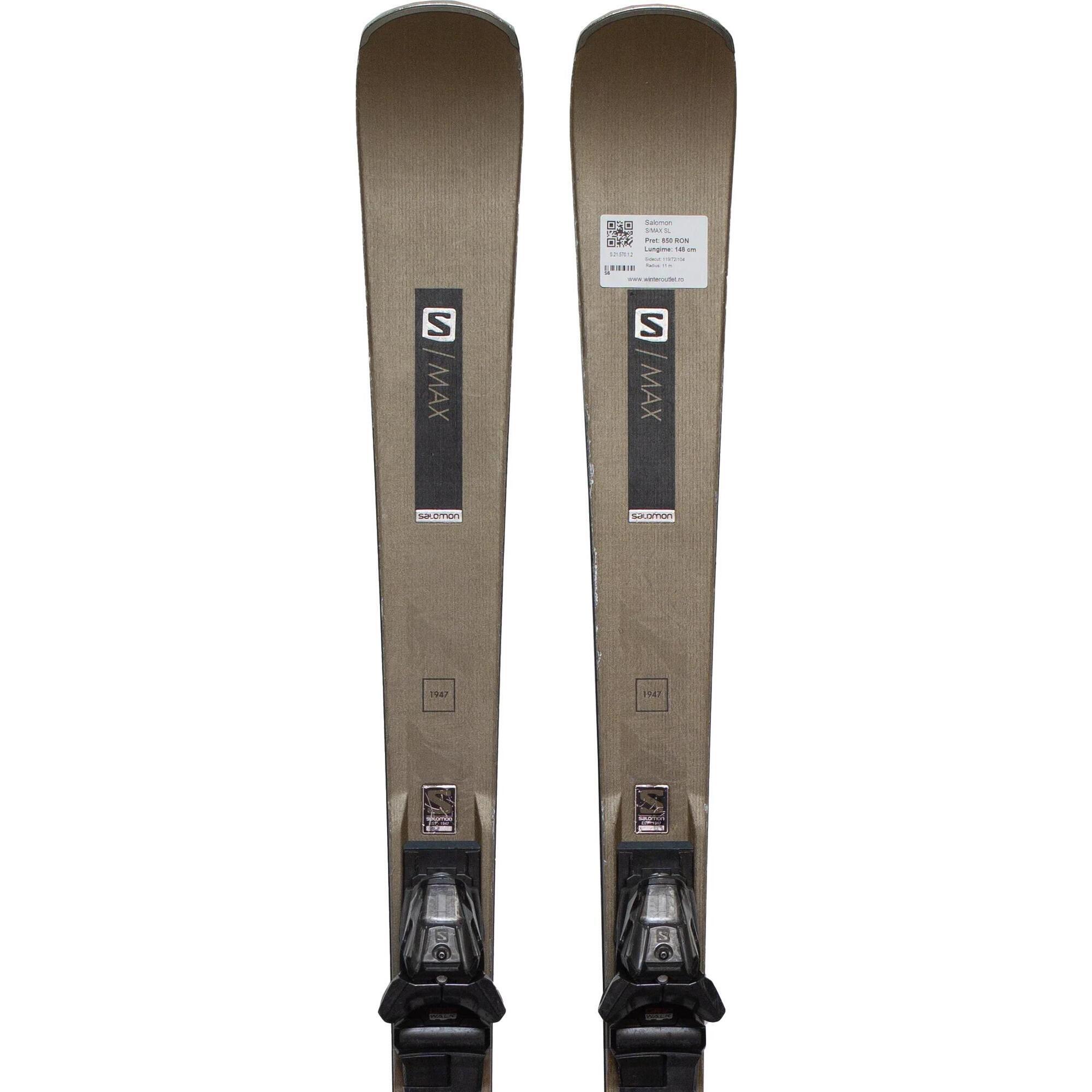 Second Life- Narty SALOMON S/MAX SL 162 cm- Stan zadowalający