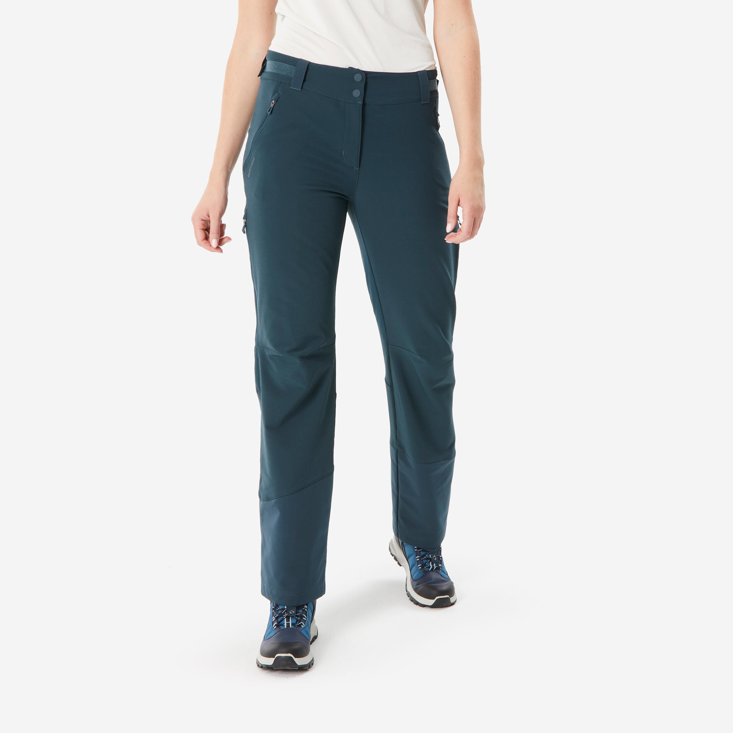 Spodnie turystyczne damskie Quechua SH500 Warm wentylowane