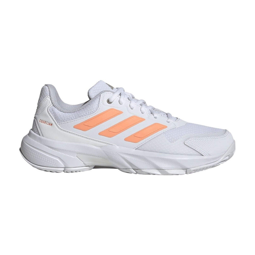 ADIDAS COURTJAM CONTROL 3 W White/Orange SS26 (Zapatillas)