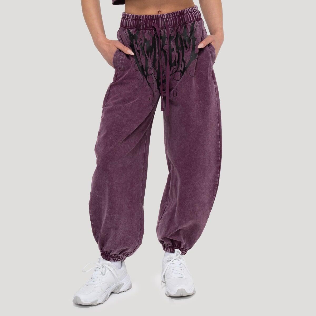 Spodnie damskie fitness oversize Raisin Abyss
