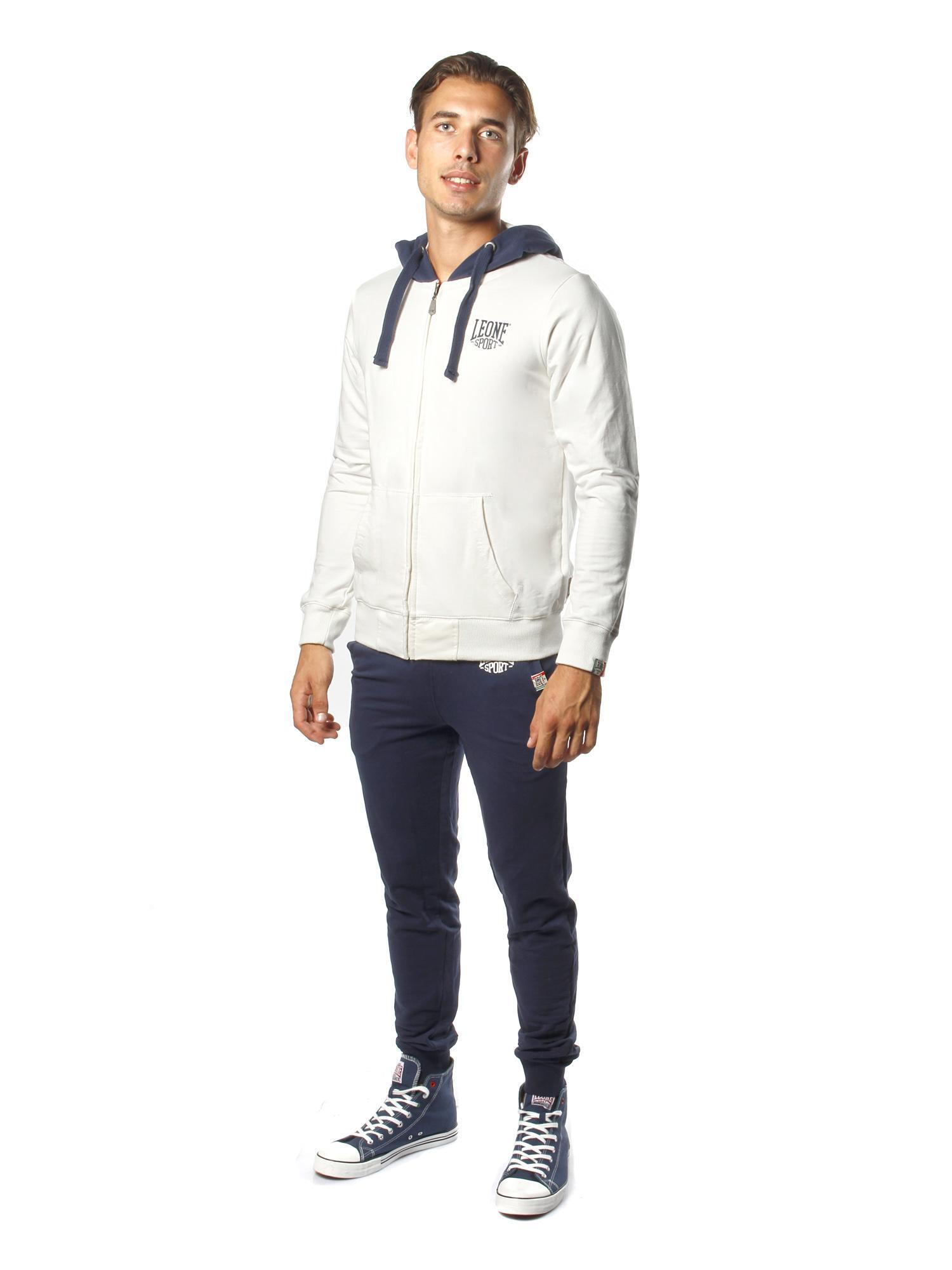 Bluza z bawełna z kaptur na co dzień na siłownię