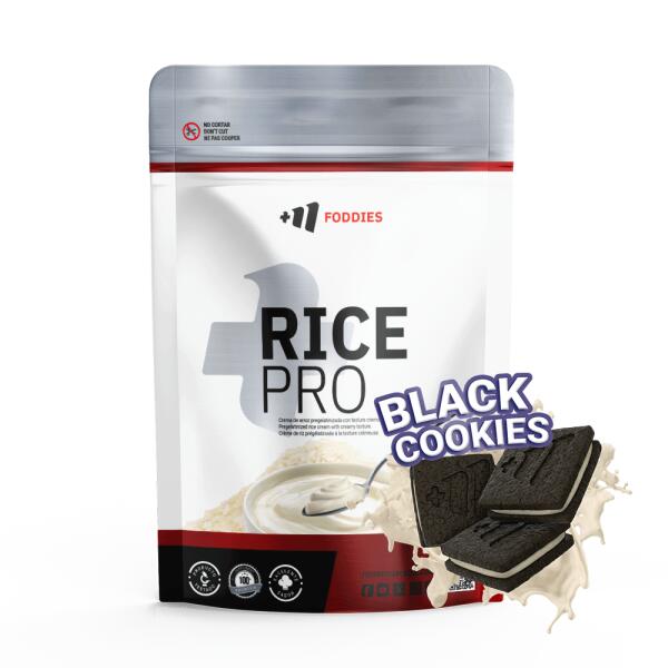 Rice Pro (krem ryżowy z białkiem) - 2 kg Czarne ciasteczka MASMUSCULO