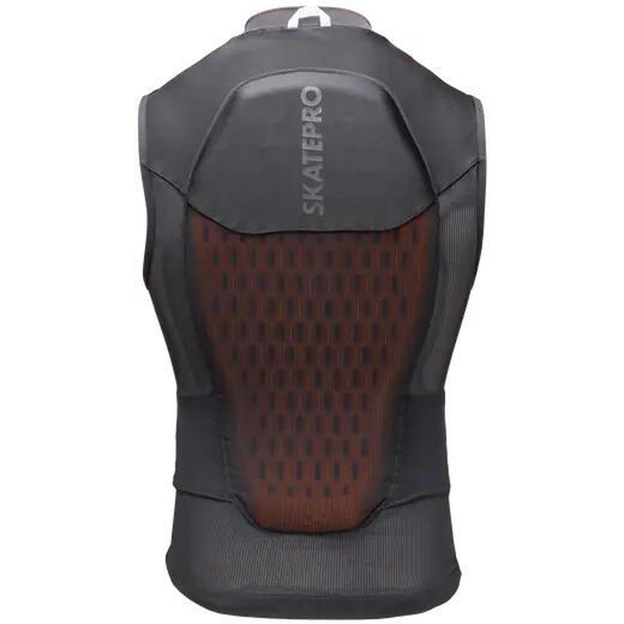 Sporty zimowe Ochraniacze na Plecy SkatePro Stretch Back Ochraniacz Vest - XS...
