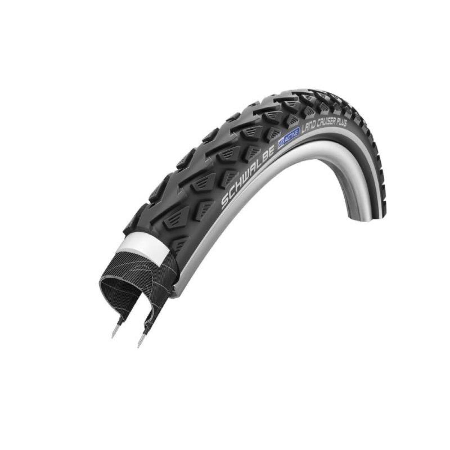 Opona sztywna z elementami odblaskowymi Schwalbe Schwalbe Land Cruiser Plus Hs45
