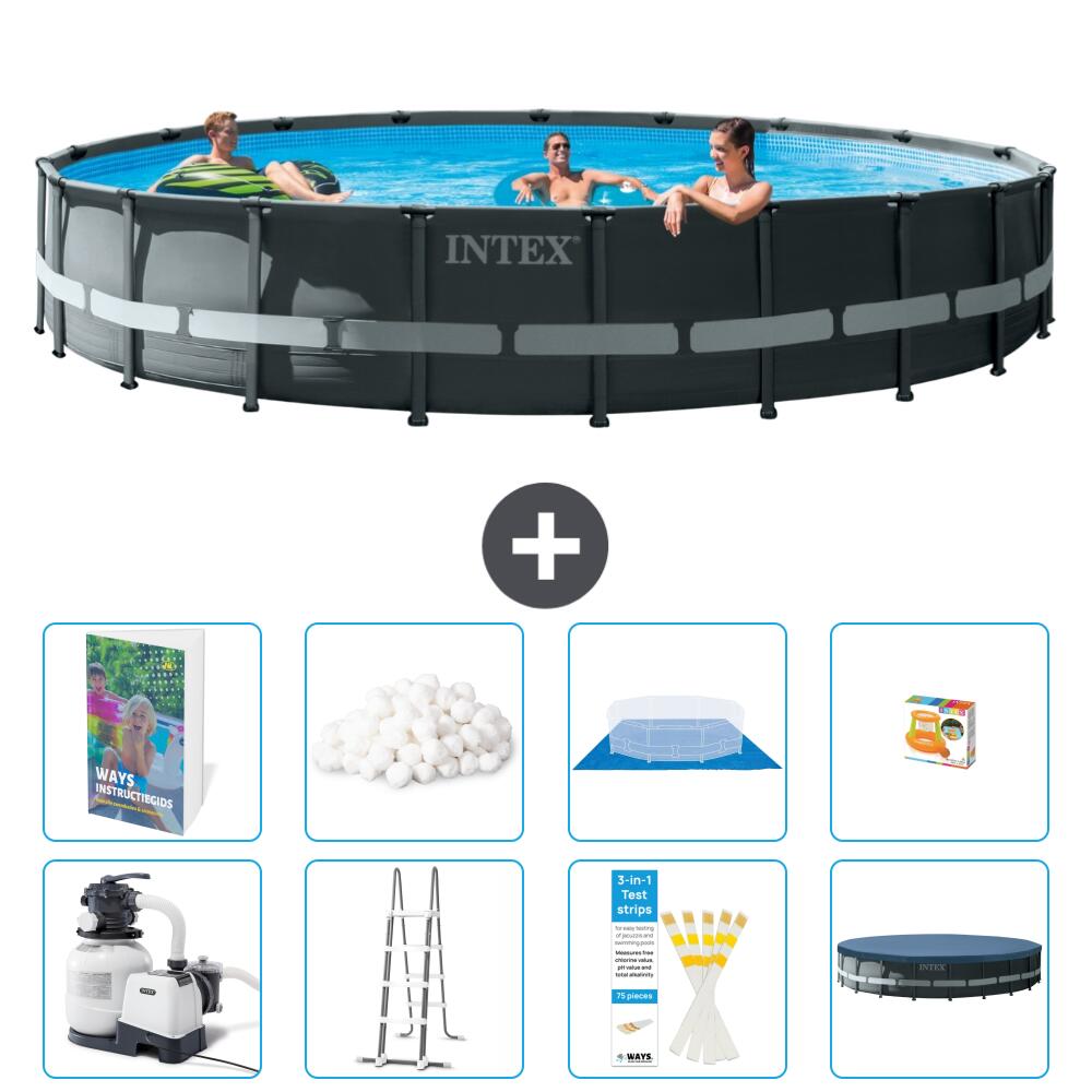 INTEX Basen Ultra XTR Okrągły - 610x122 cm - 9-częściowy S530