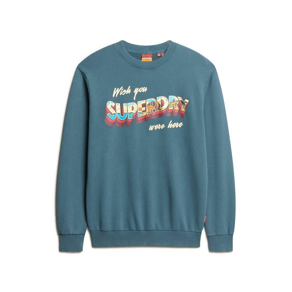 Wzorzysta bluza Superdry Travel Postcard