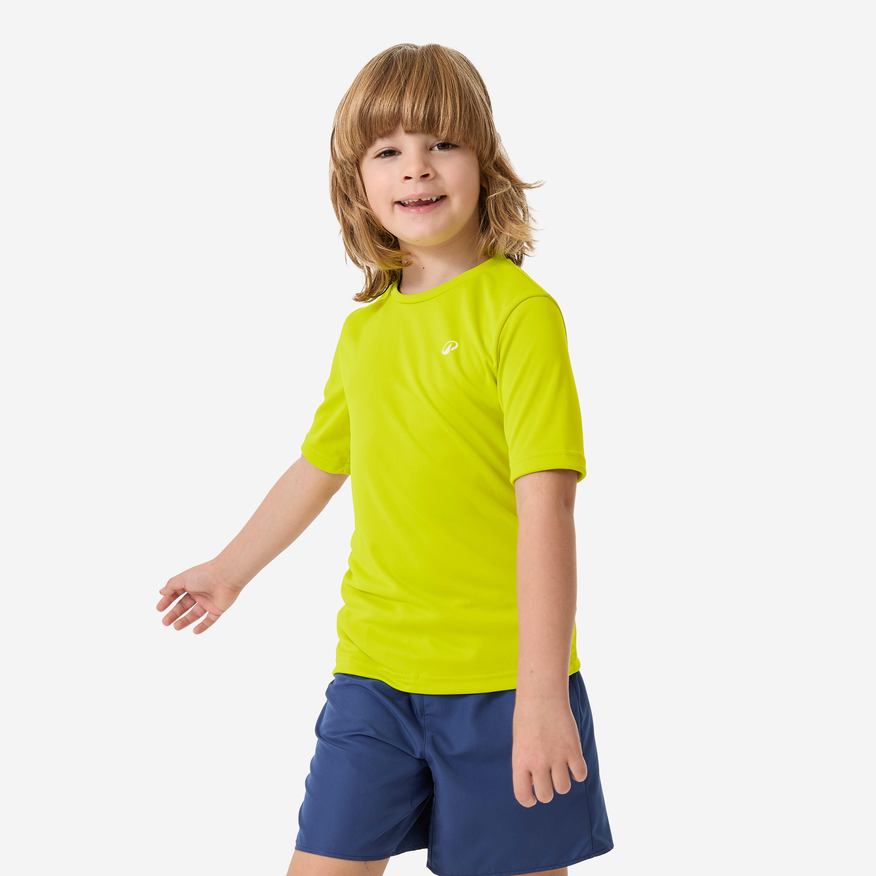 Koszulka UV surfingowa dla dzieci Decathlon Water T-shirt 100 krótki rękaw