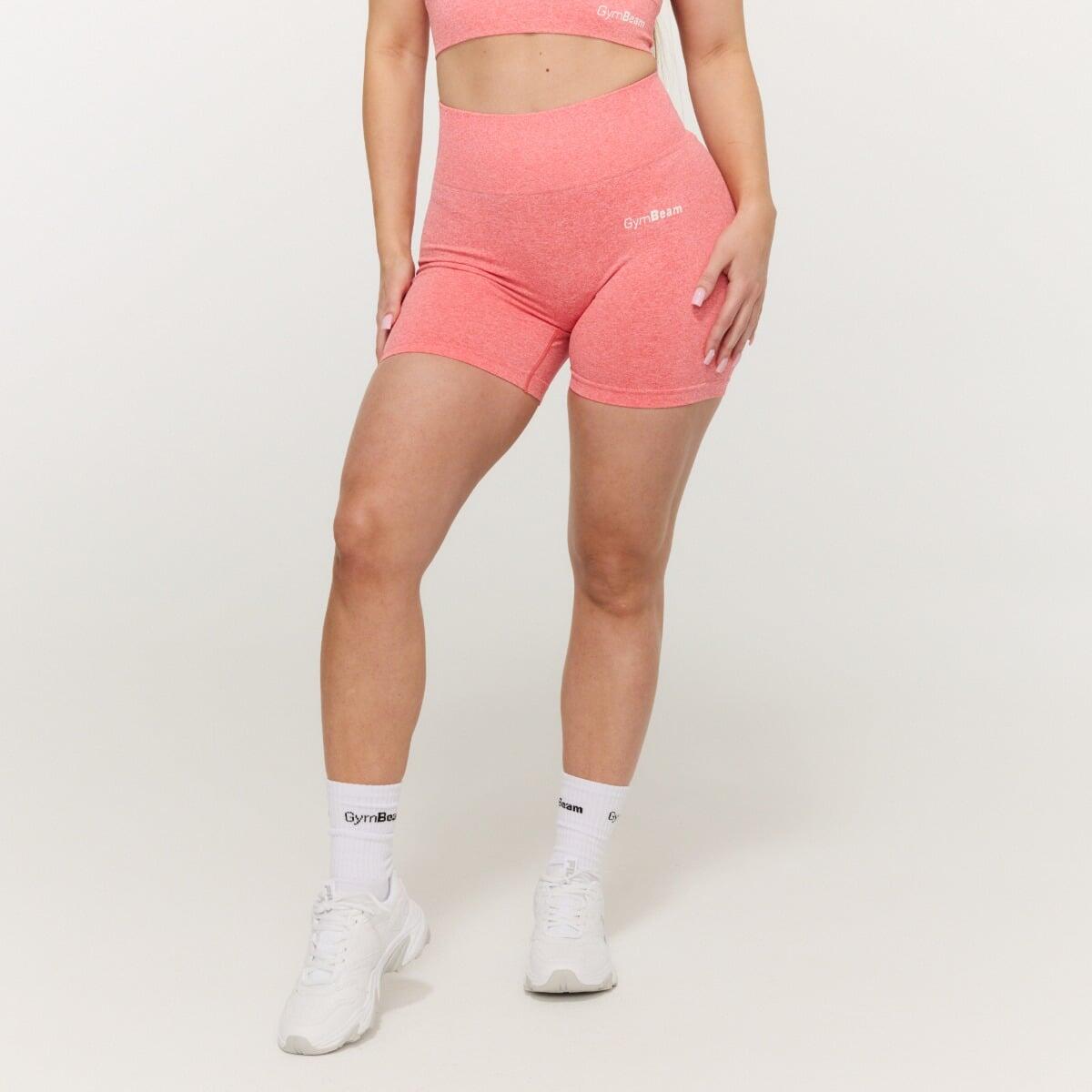 Szorty damskie fitness bezszwowe koralowe FLO