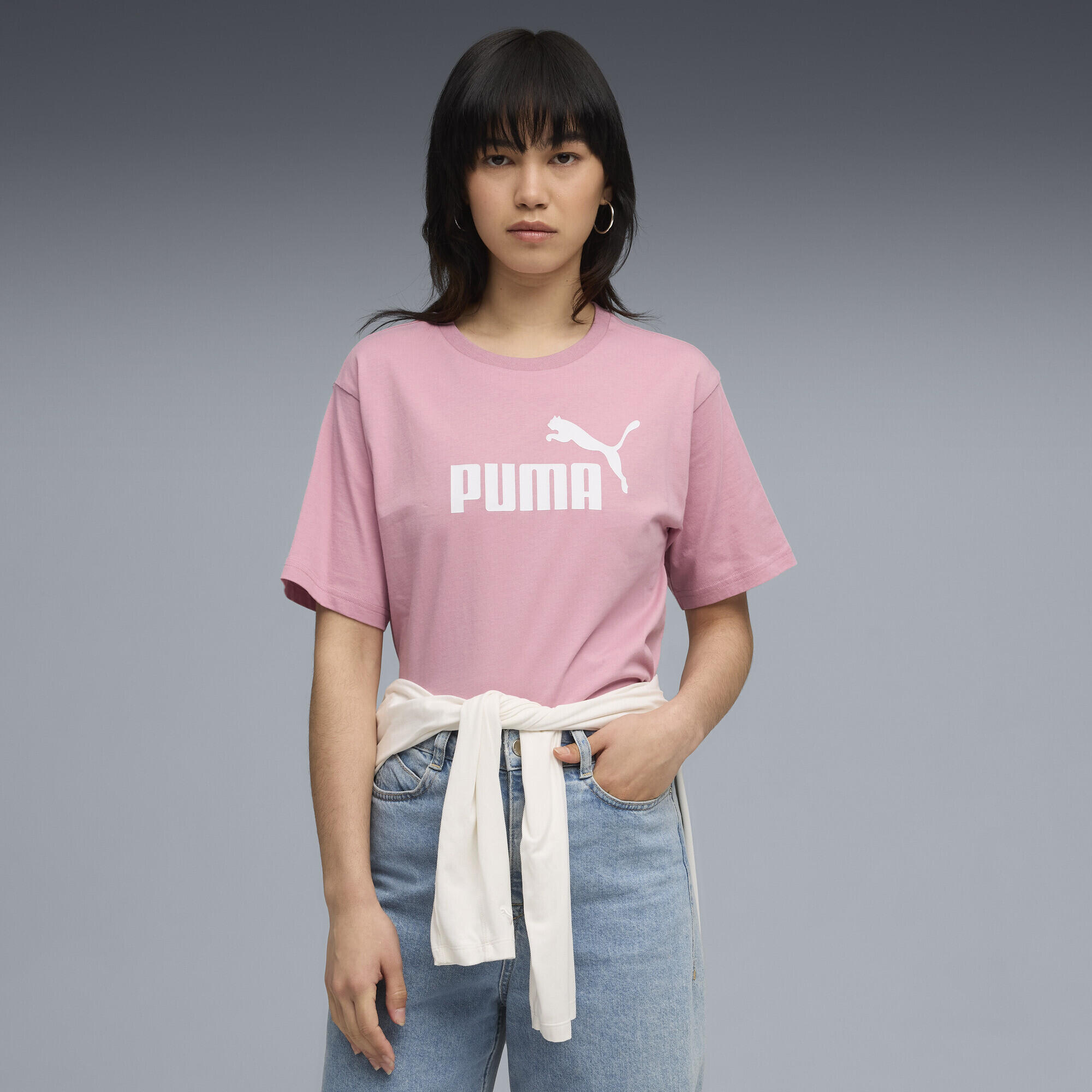 Damska luźna koszulka Essentials z logo No.1 PUMA