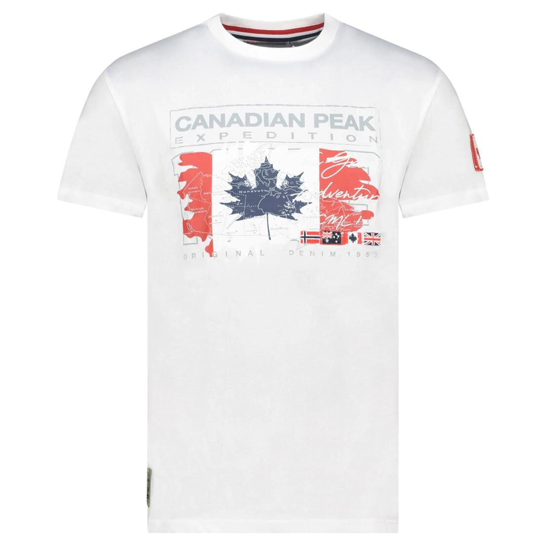 Koszulka Canadian Peak JRUSTYEAK WHITE RM MEN 233 (RBMSZ2063H/CP-BLANC)