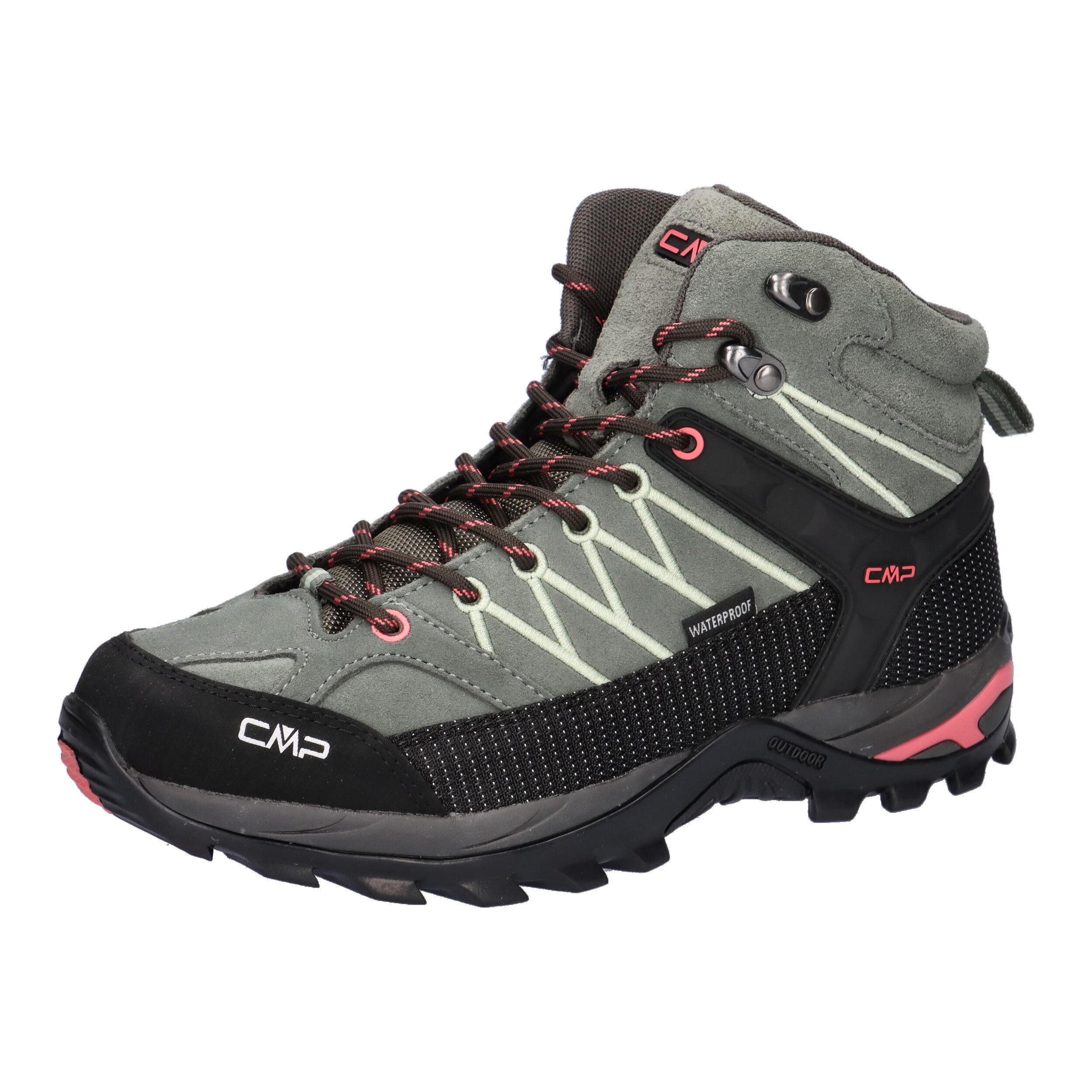 Buty trekkingowe damskie CMP RIGEL MID skóra wysokie wygodne wodoodporne