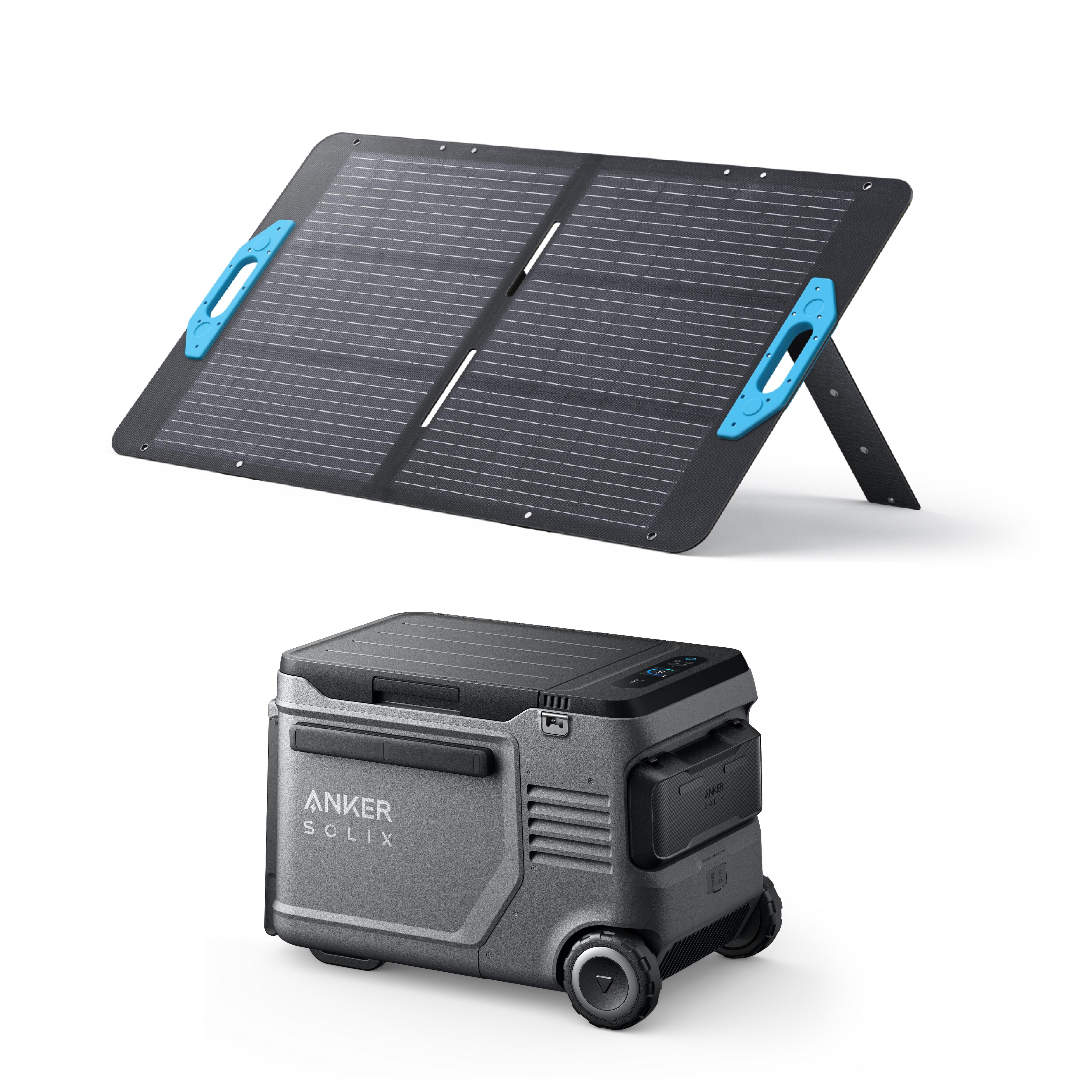 Zestaw lodówka turystyczna 40 L Anker Solix EverFrost 2 + panel solarny 100 W