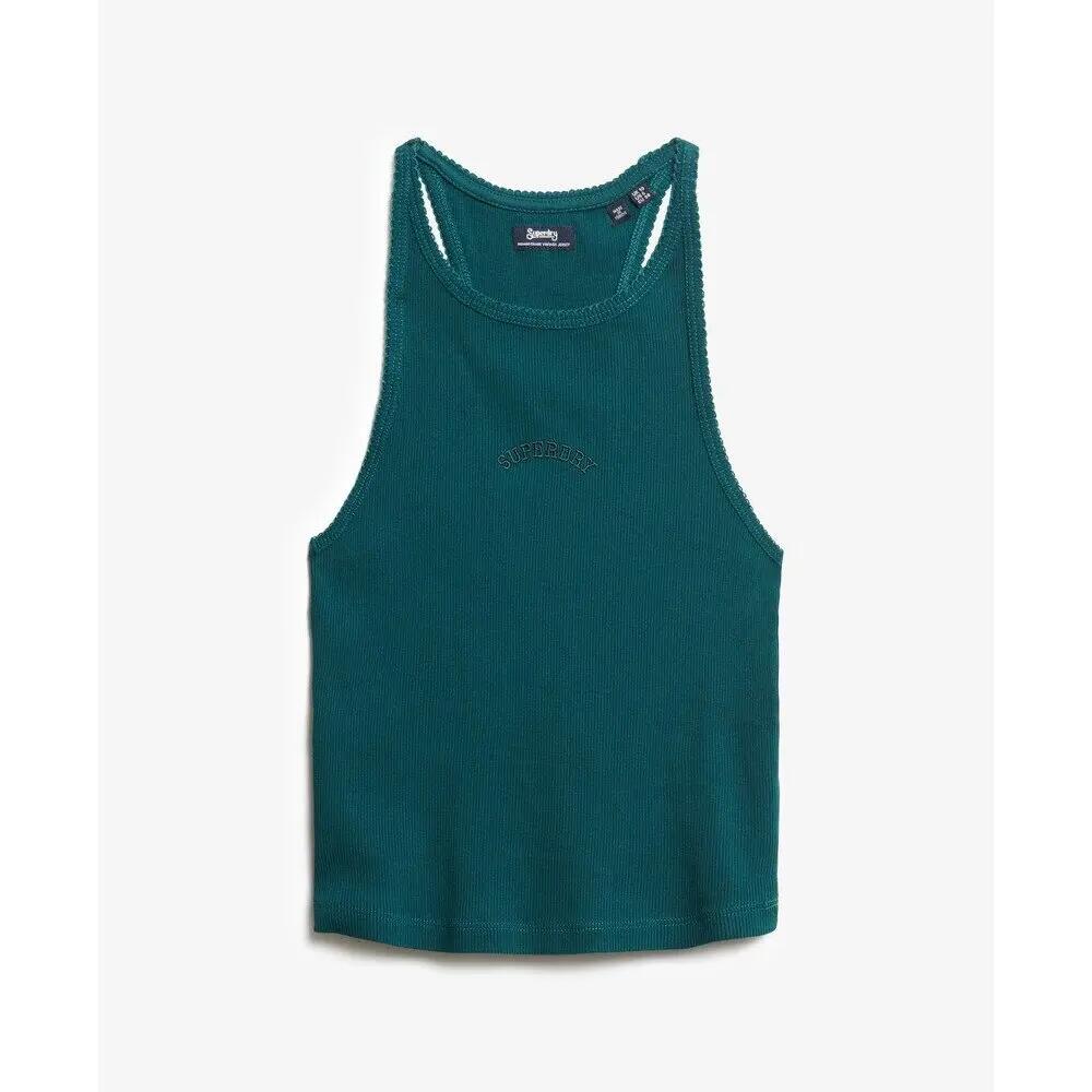 Tank top z plecami typu racer i logiem dla kobiet Superdry Essential