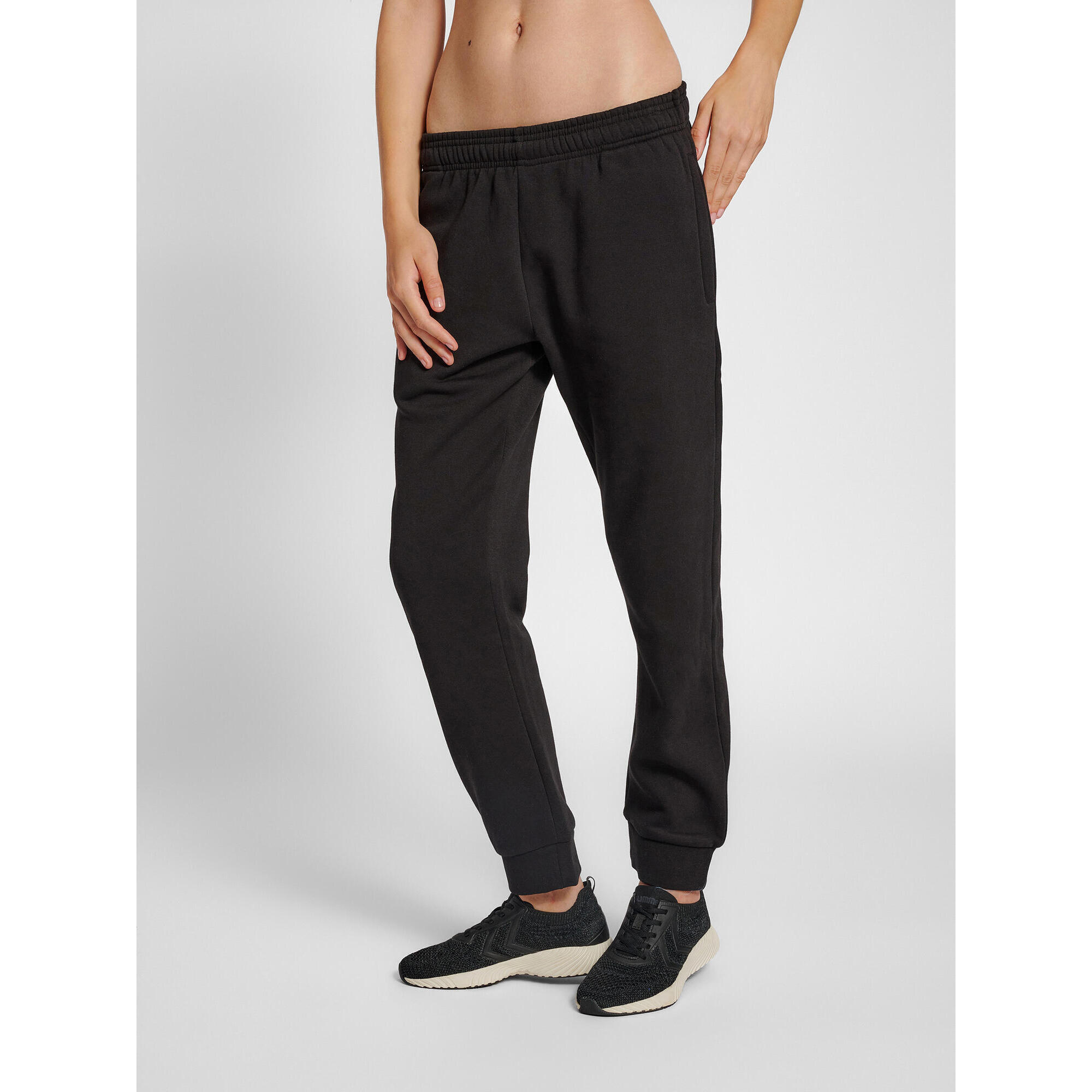 Damskie spodnie dresowe Hummel Red Basic