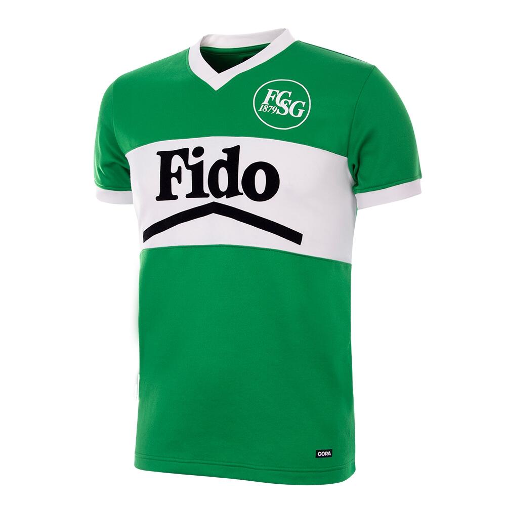 Koszulka retro piłkarska dla dorosłych - FC St.Gallen 1984 - Zielona