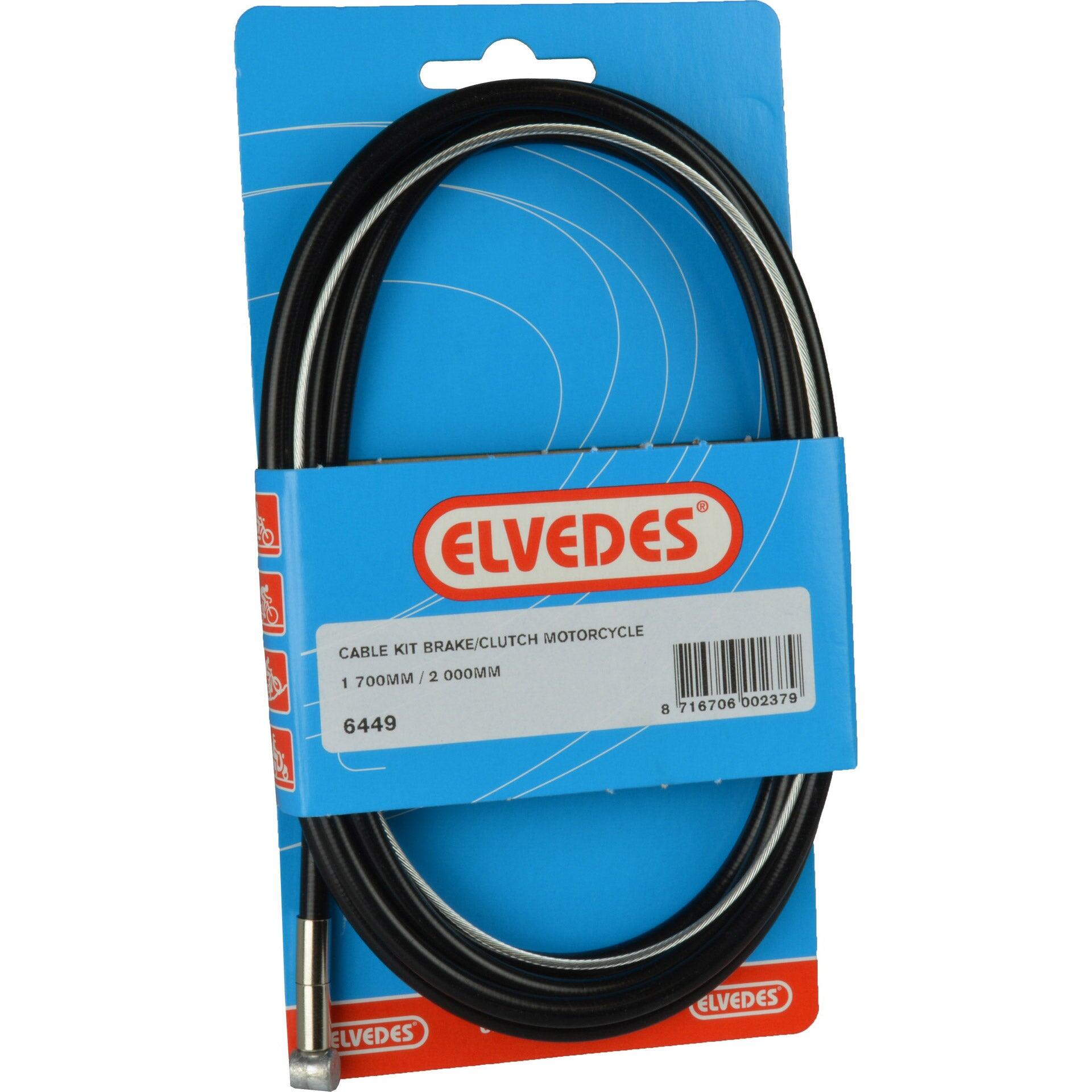 Elvedes kompletny kabel hamulca/sprzęgła 8x8 nippel 1,8mm 6449