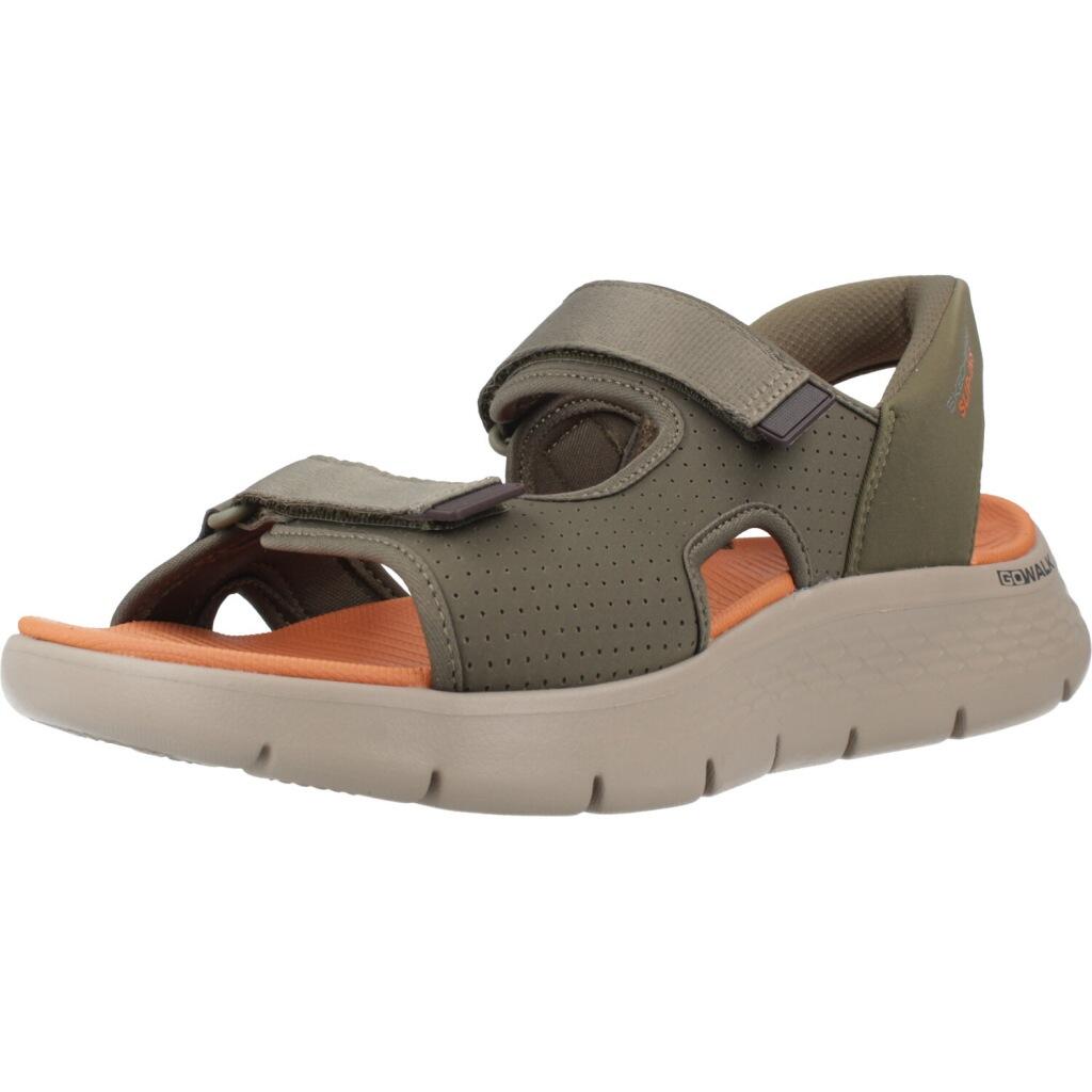 Sandały SKECHERS SLIP-INS GO WALK FLEX Zielony