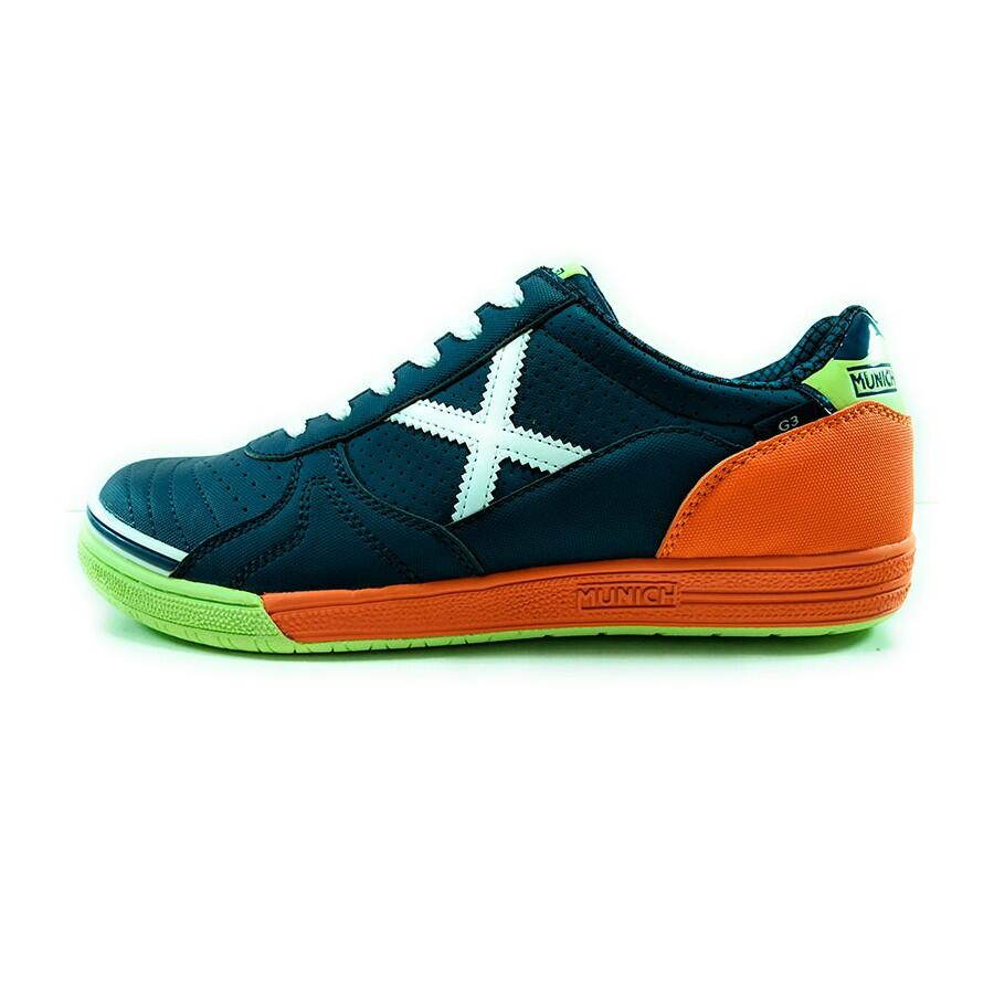 Buty do piłki nożnej halowej Munich G-3 Profit Sport 421 Niebieskie