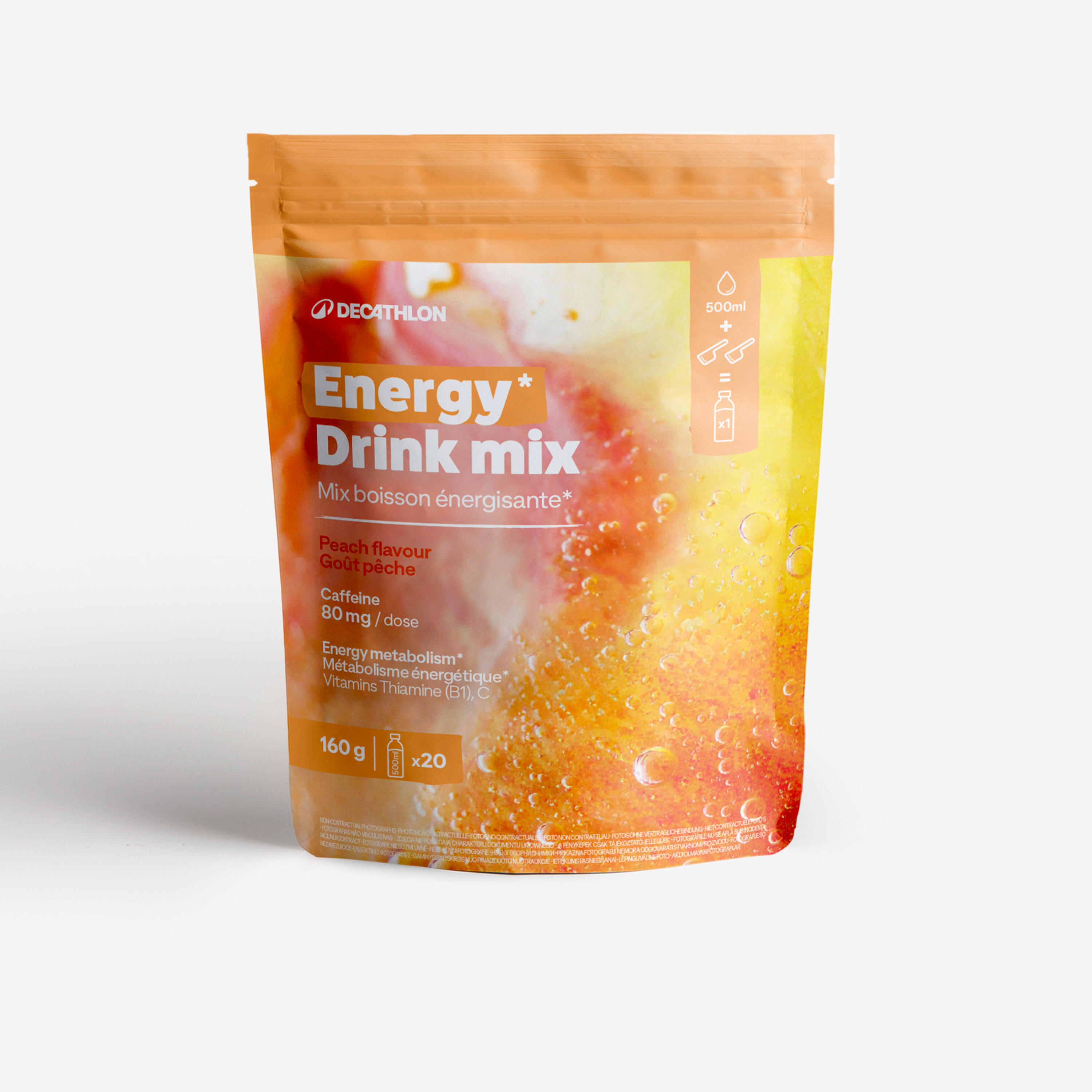 Napój energetyczny w proszku brzoskwiniowy 160 g