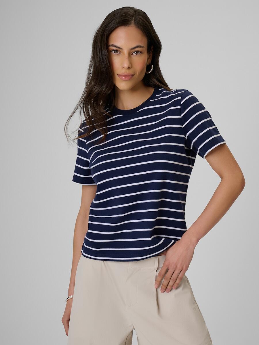 T-shirt relaxed z nadrukiem damski 4F 4FRSS26TTSHF4023