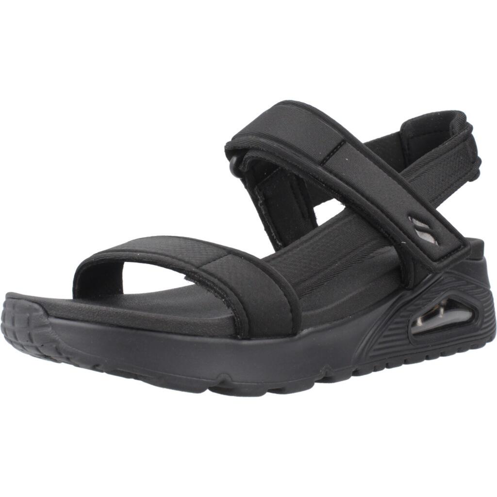 Sandały SKECHERS UNO SANDAL SUMMER STAND 2 Czarny